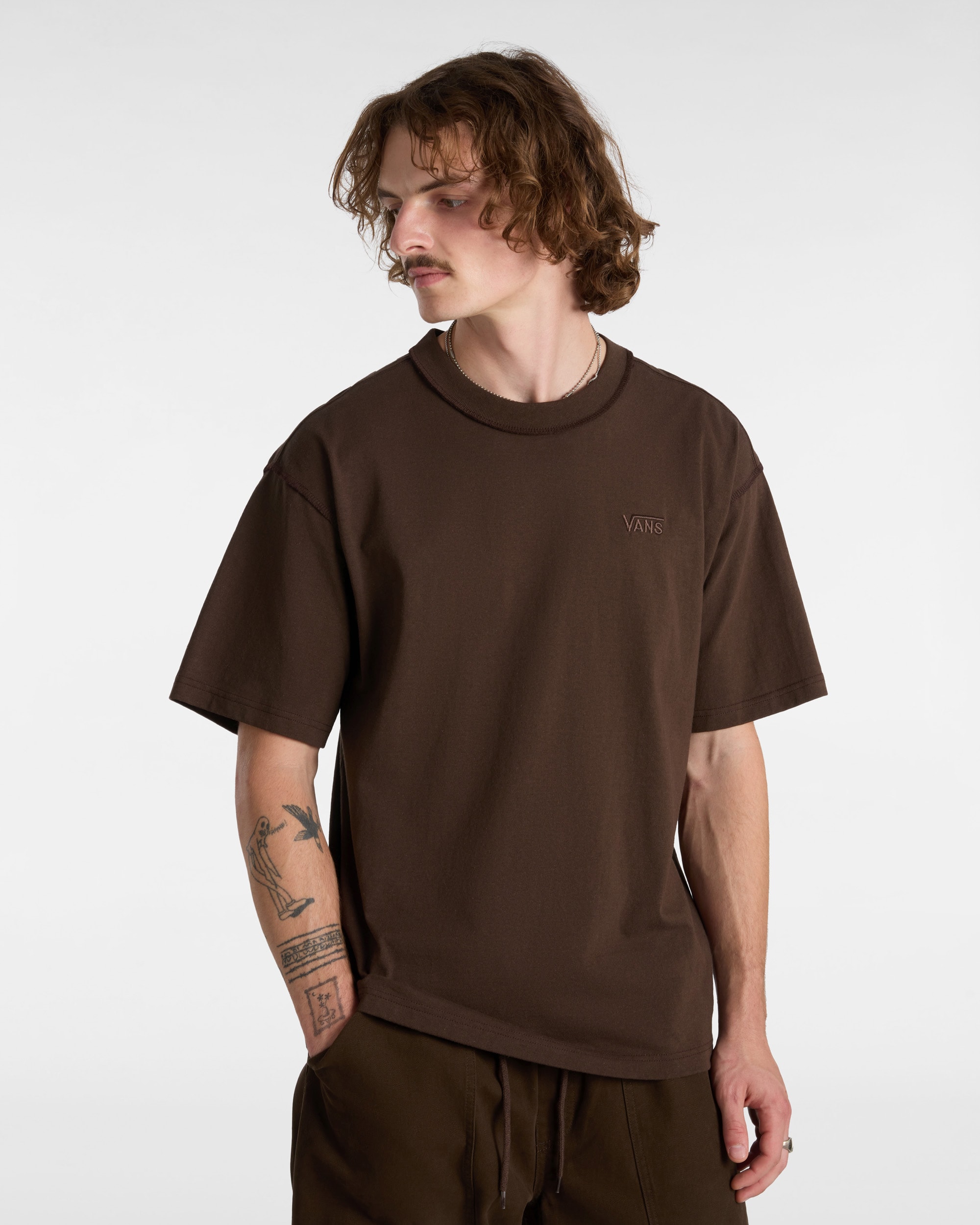 Premium Short Sleeve TShirt VANS Brown ALT2