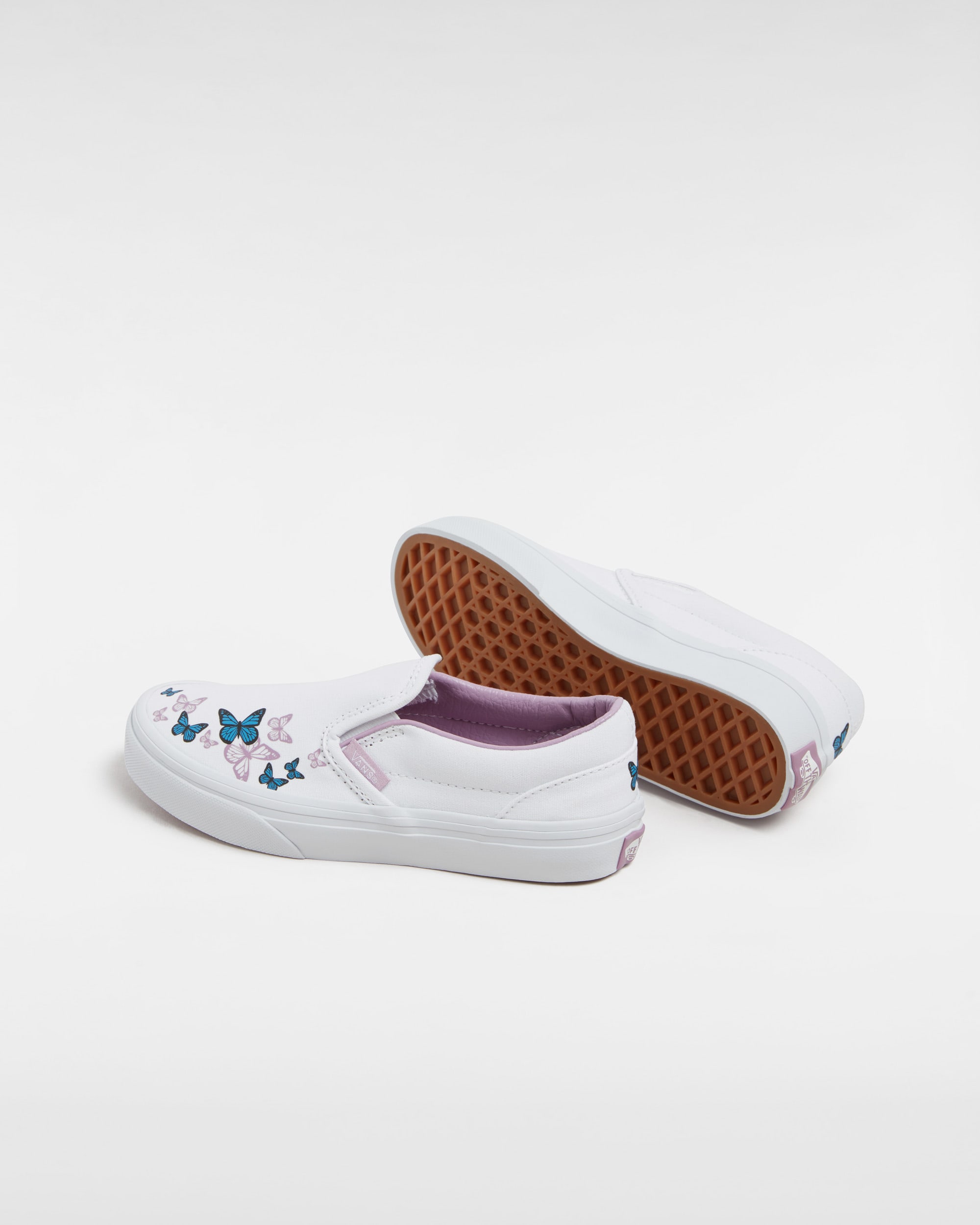Zapatillas de nios Classic SlipOn 48 aos VANS Blanco ALT2