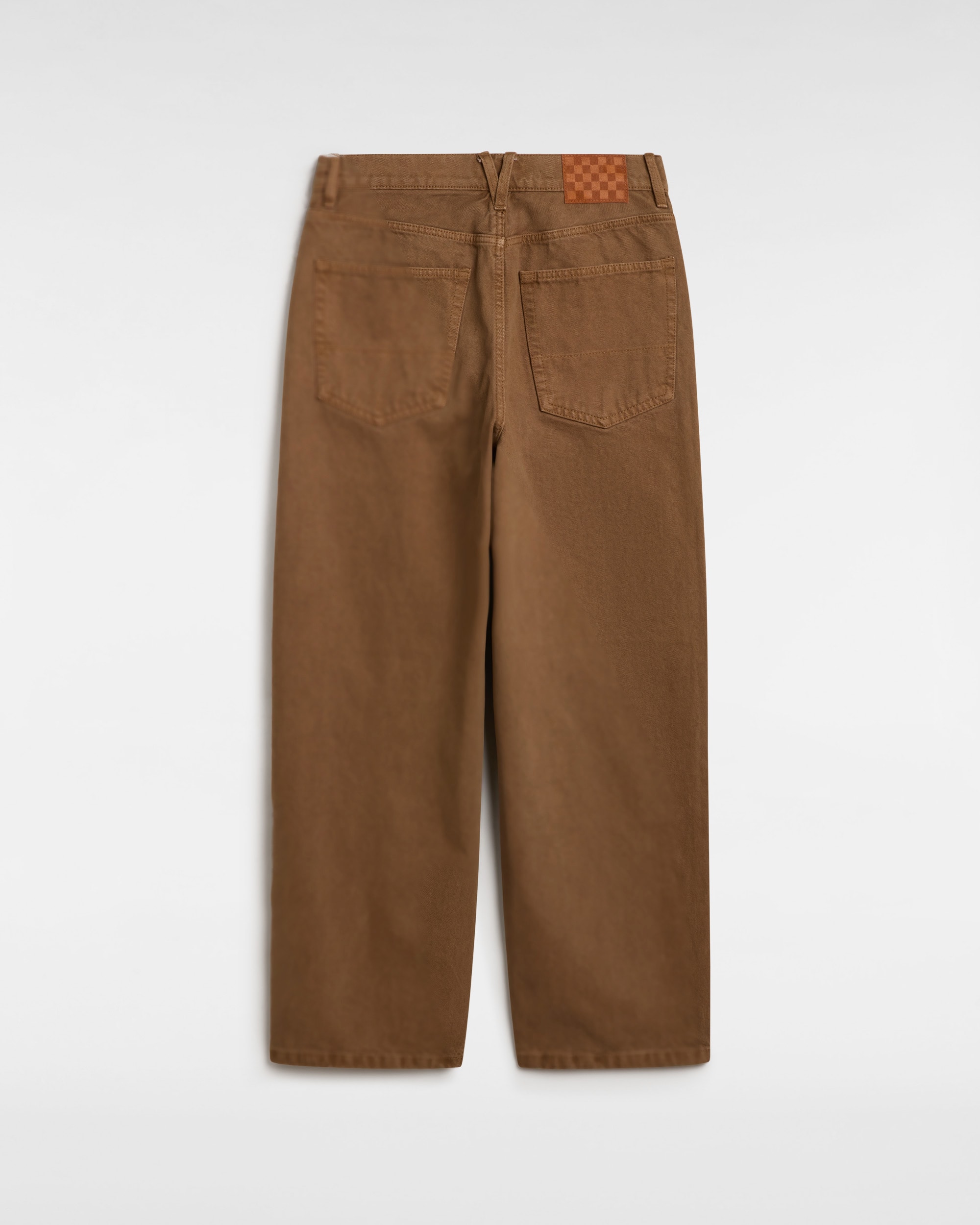 Check5 Baggy Denim Trousers VANS Brown ALT1