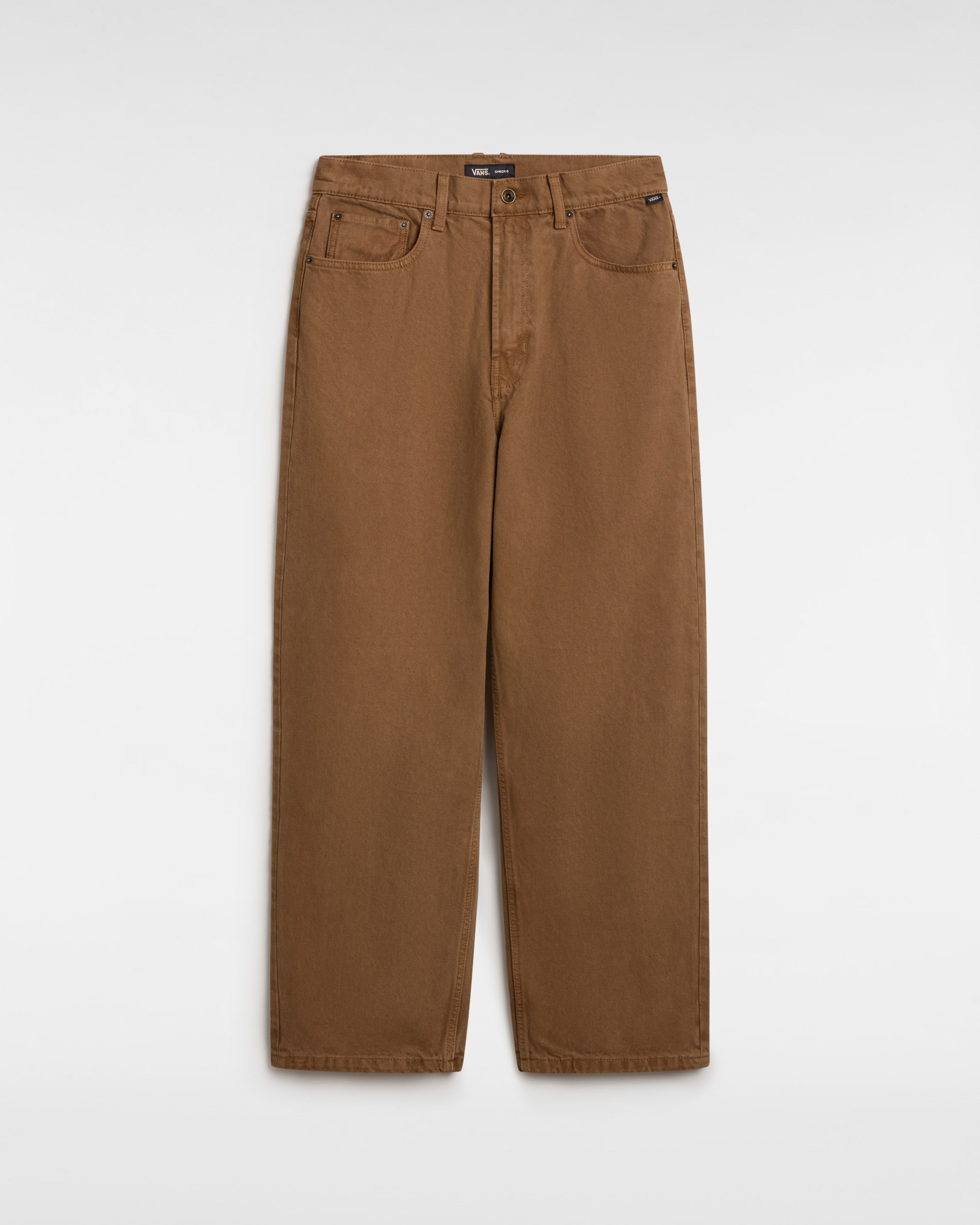 Check5 Baggy Denim Trousers VANS Brown HERO