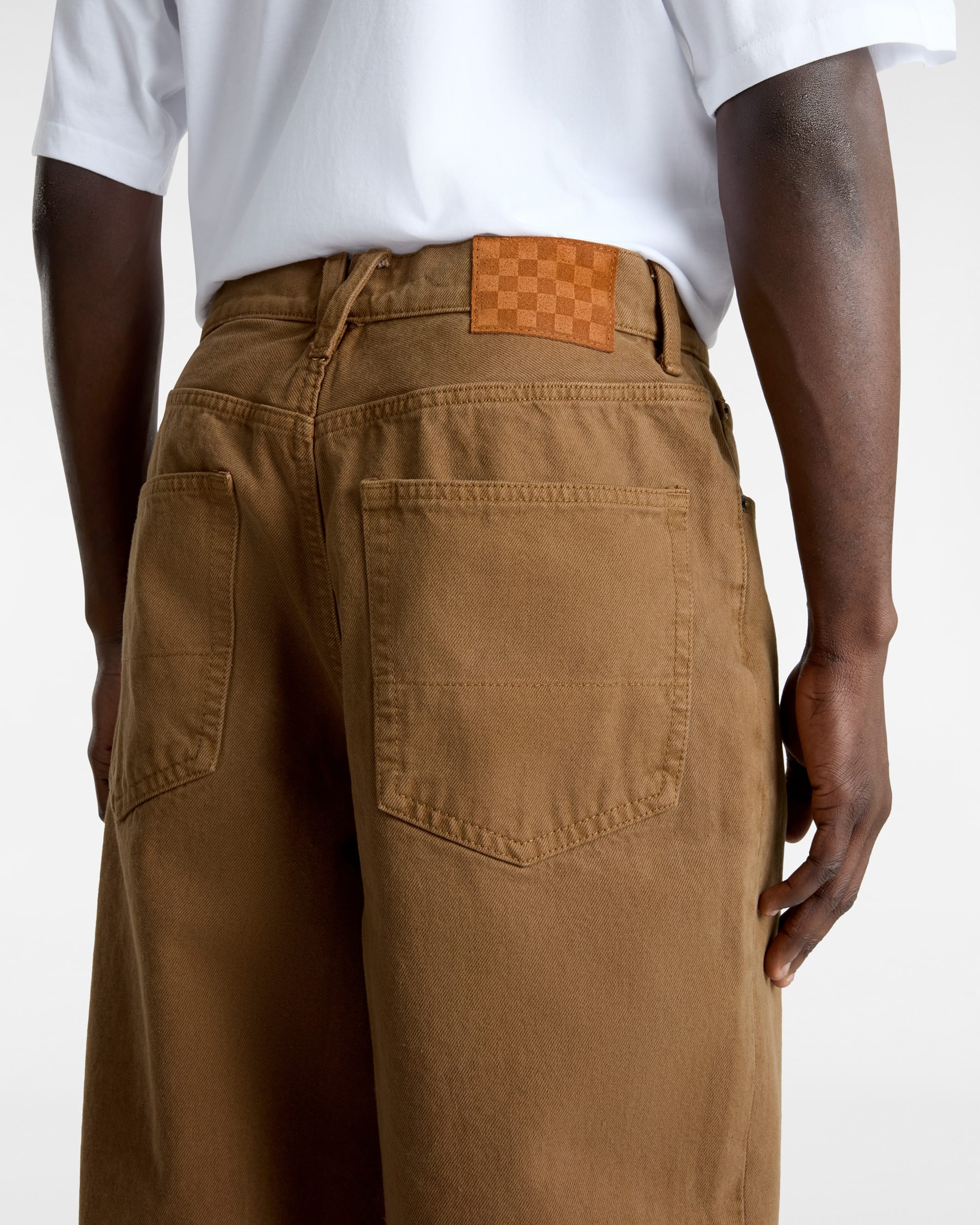 Check5 Baggy Denim Trousers VANS Brown ALT6