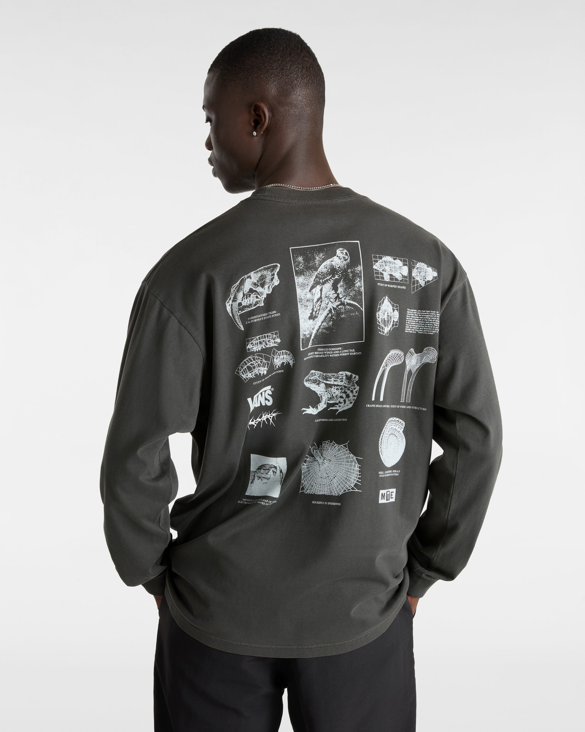 Tshirt  manches longues MTE Brain Storms Study VANS Noir ALT3