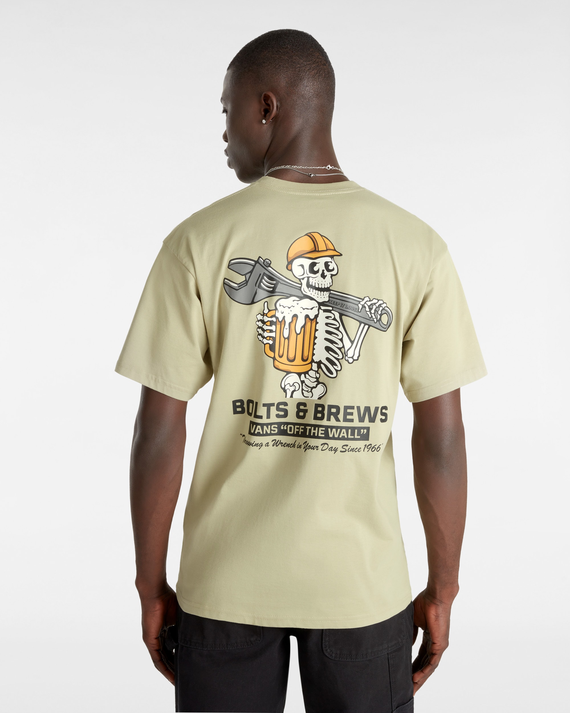 Maglietta Wrenched VANS Beige ALT3