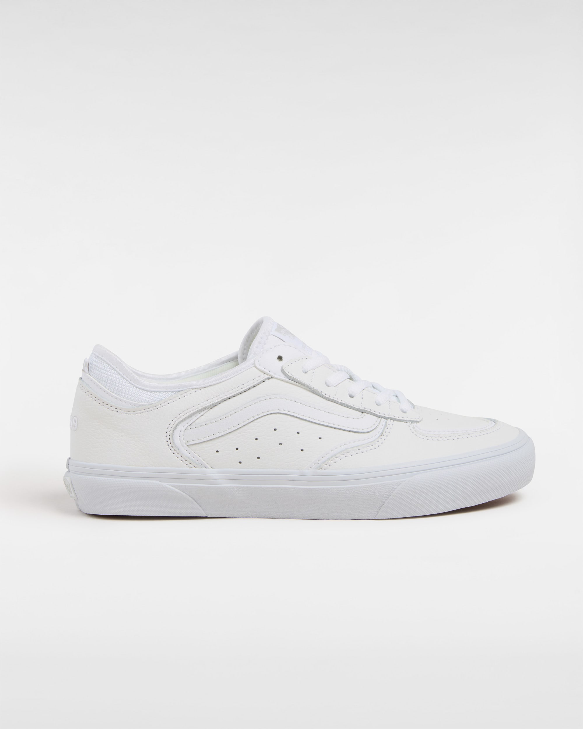Chaussures en cuir Rowley Skate VANS Blanc HERO
