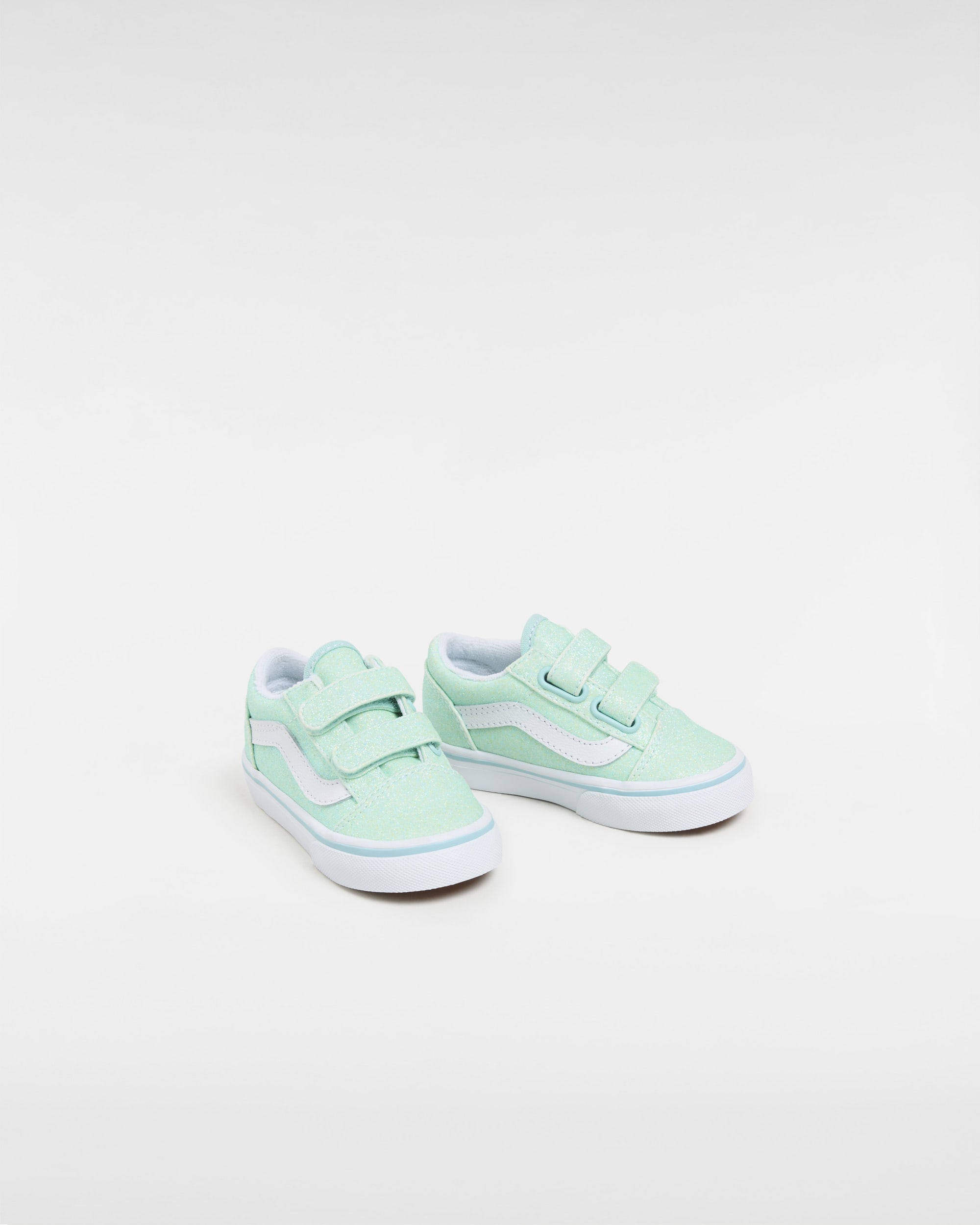 Chaussures  scratch Old Skool Glitter Bb 14 ans VANS Bleu ALT1