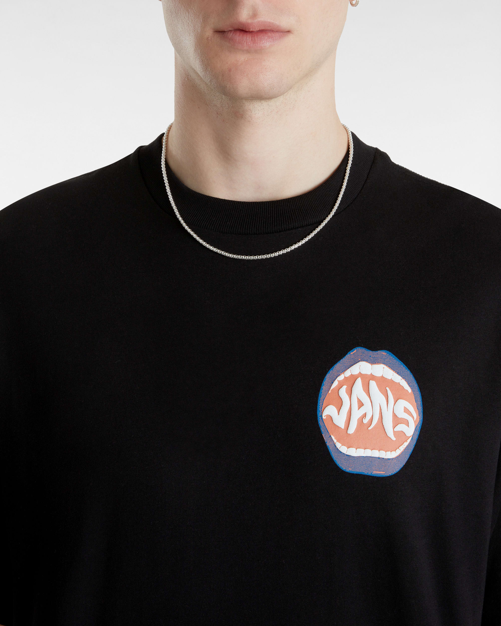 Lssiges Open Mouth TShirt VANS Schwarz ALT5