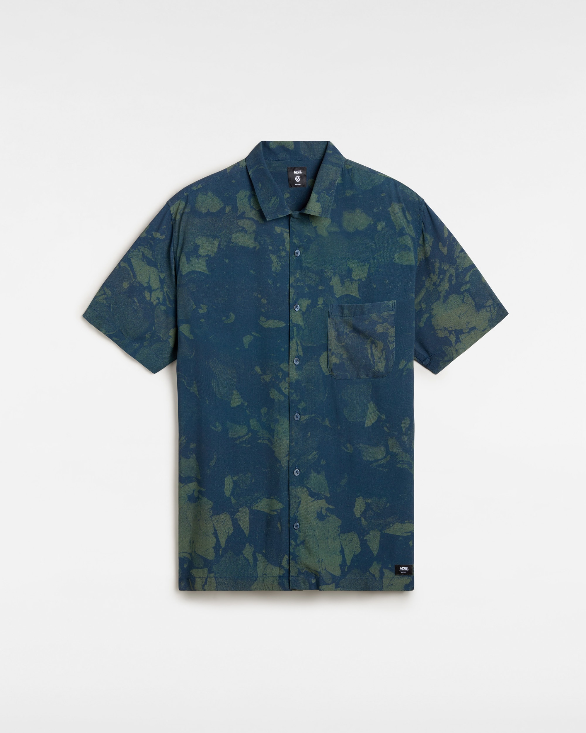 Chemise tisse Vans Camp Loose Collar VANS Bleu HERO