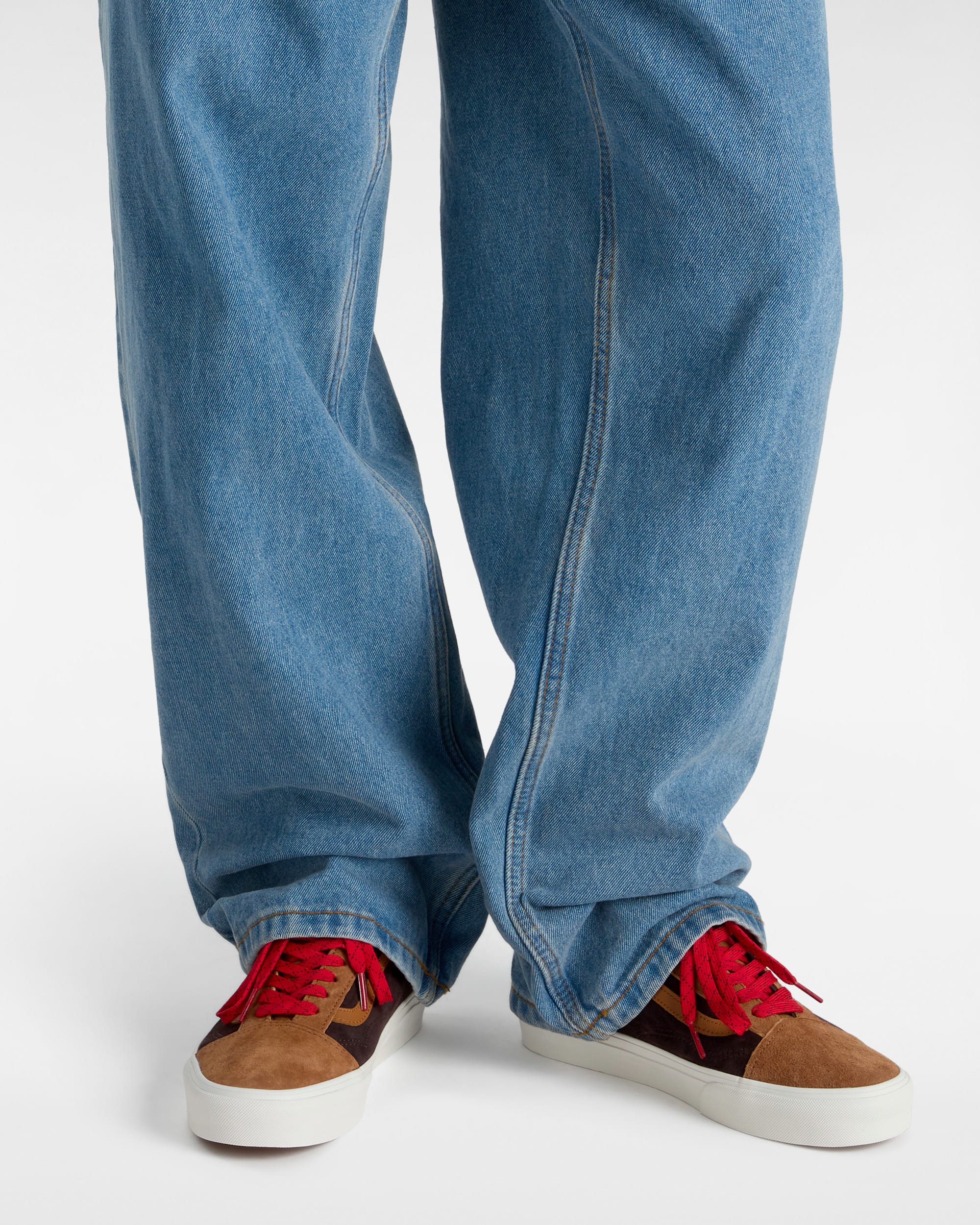 Chaussures en daim Old Skool VANS OrangeMarron ALT4