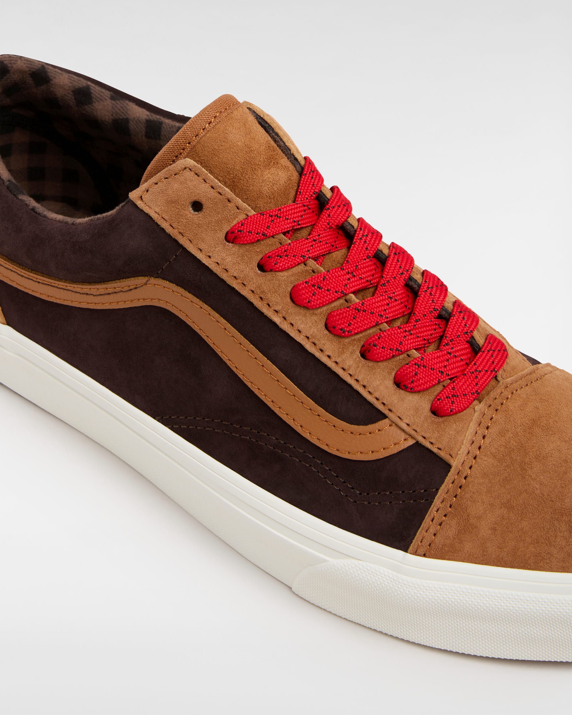 Chaussures en daim Old Skool VANS OrangeMarron ALT3