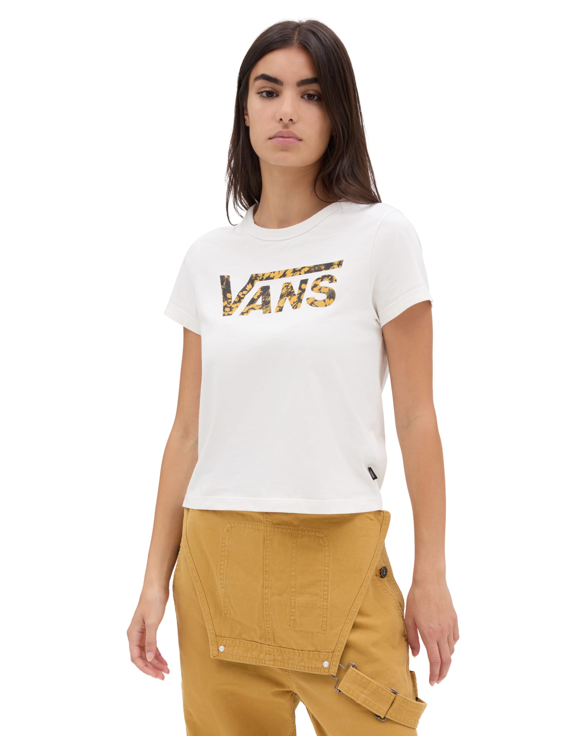 Warped Floral Fill Mini TShirt VANS White HERO