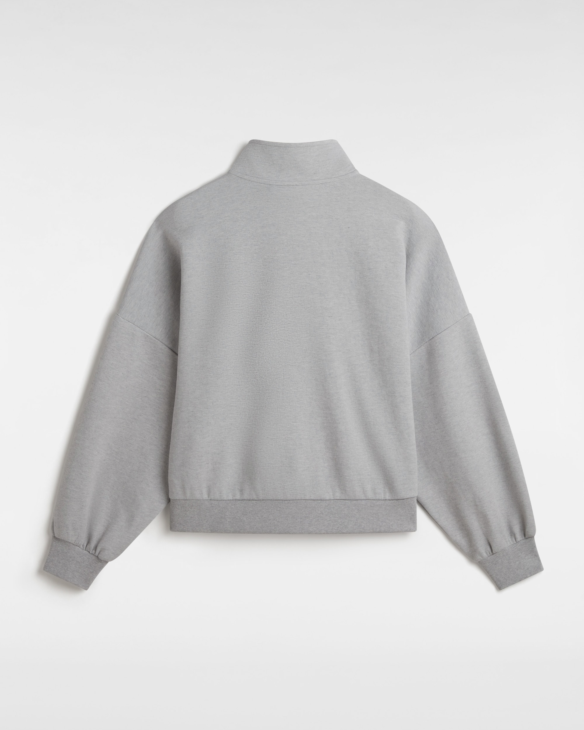Sweatshirt Elevated  col montant en maille double VANS Gris ALT1