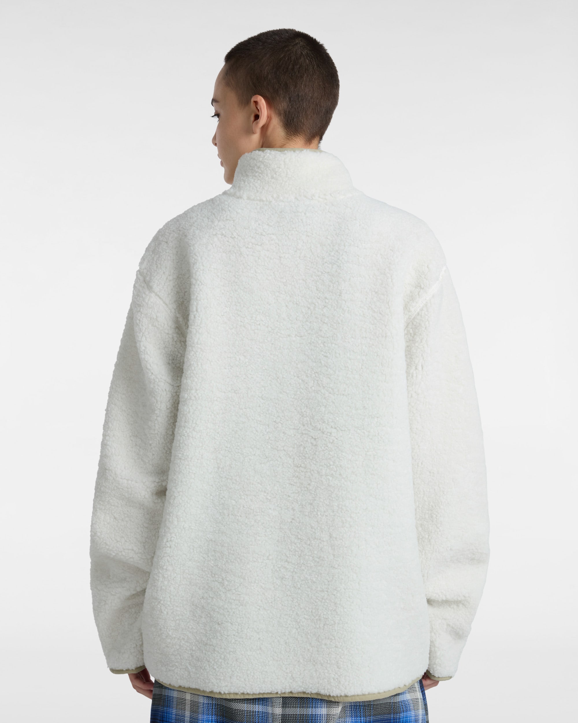 Polaire Vans Boxed Sherpa Quarter  VANS Blanc ALT7