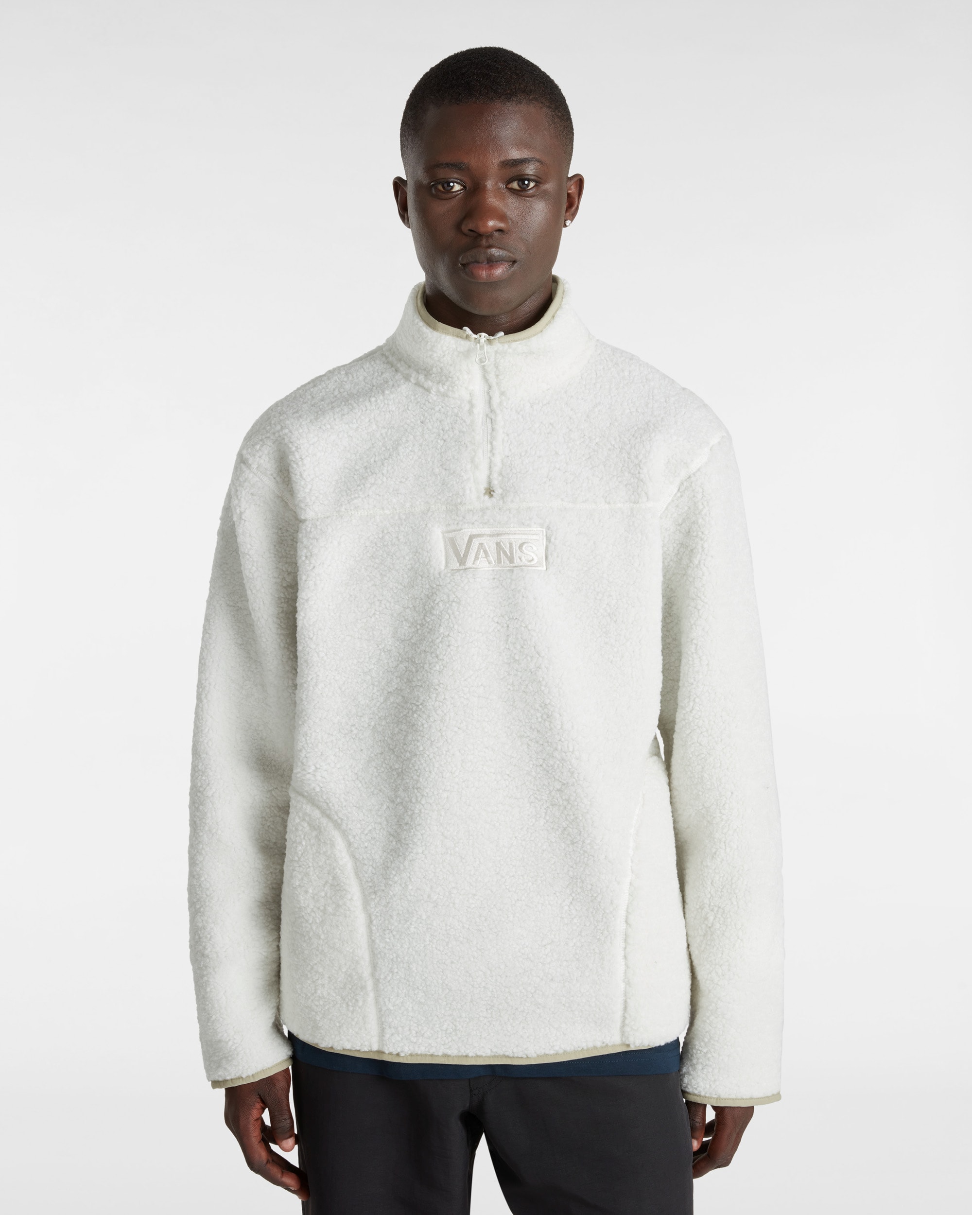 Polaire Vans Boxed Sherpa Quarter  VANS Blanc ALT4