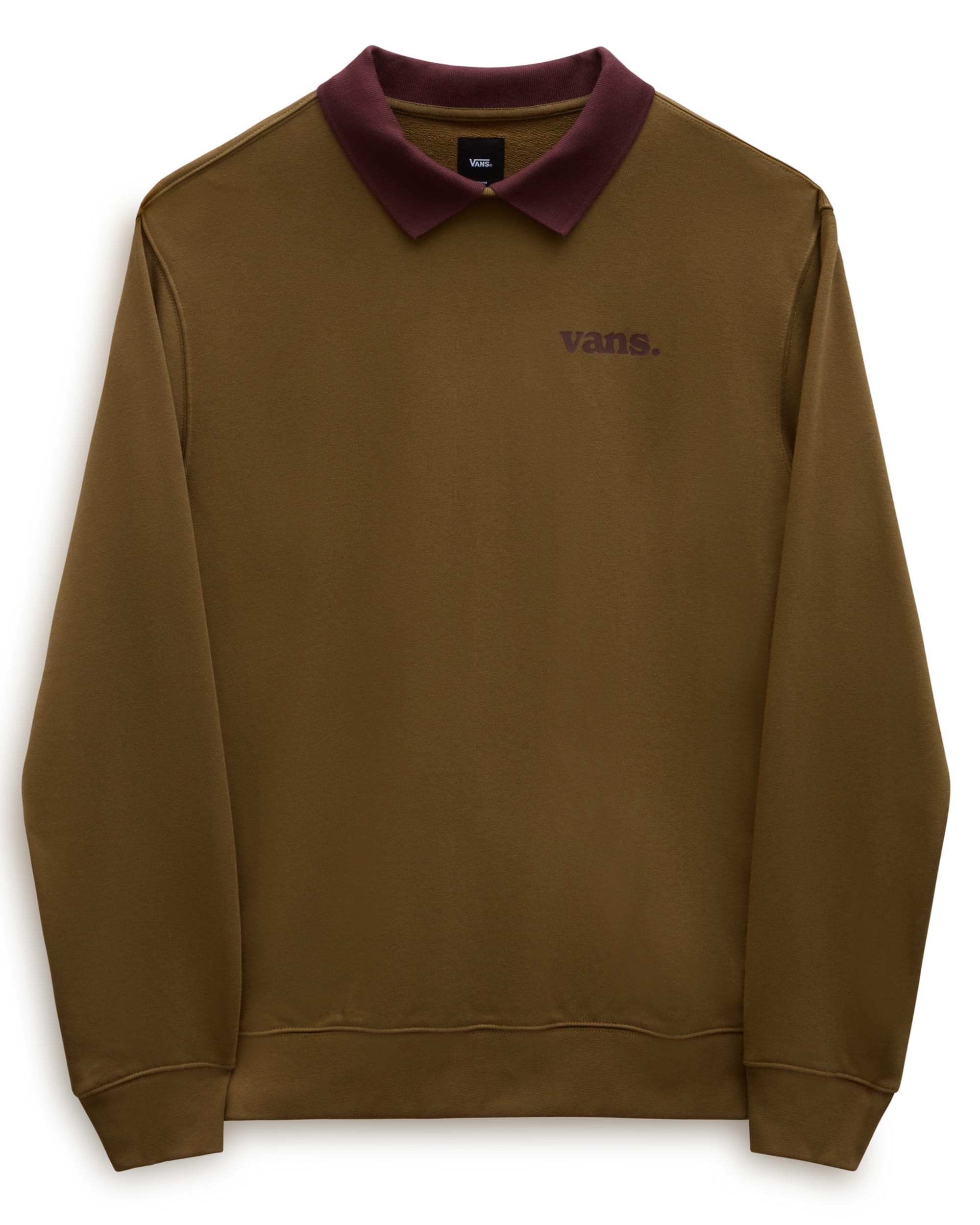 Lowered Collar Crew Sweatshirt VANS Brown ALT9