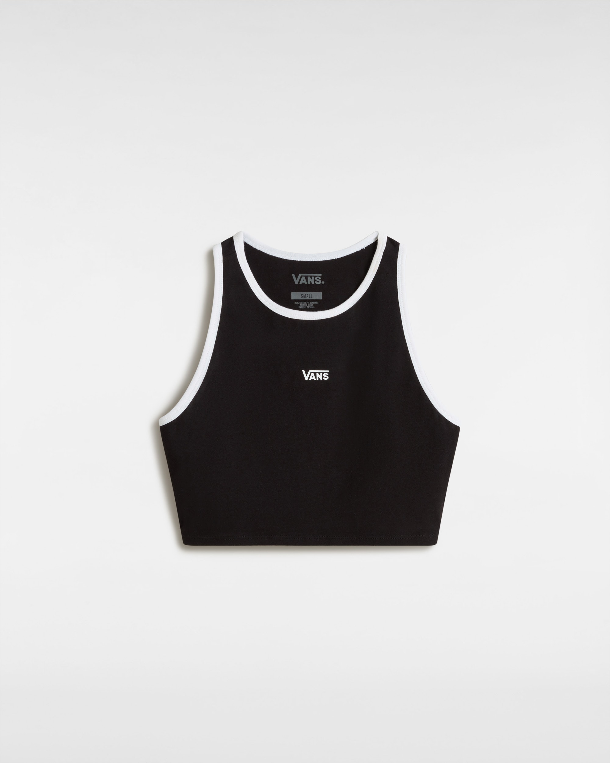 Longline Racerback Sports Bra VANS Black HERO