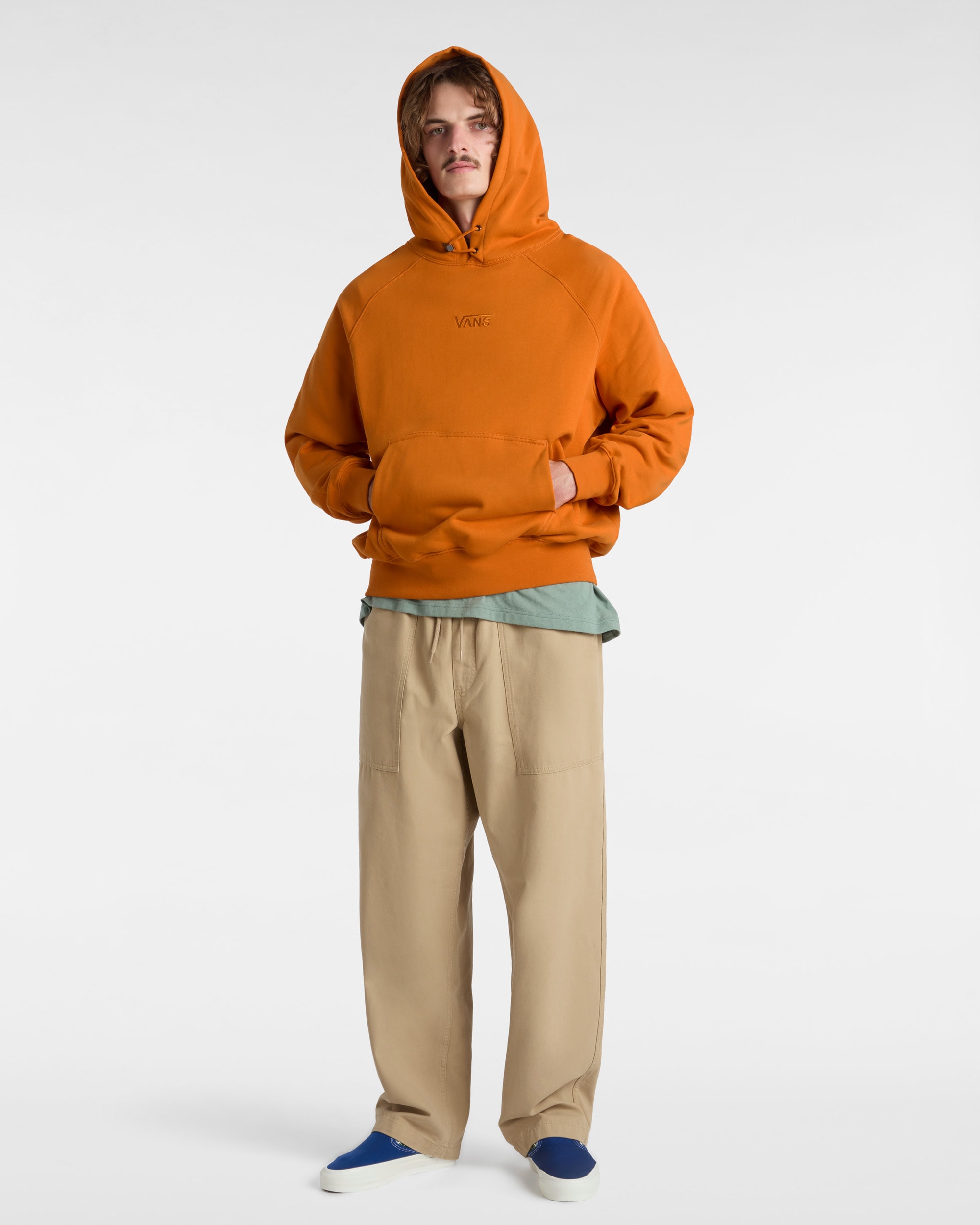 Sweat  capuche Premium VANS Orange ALT5
