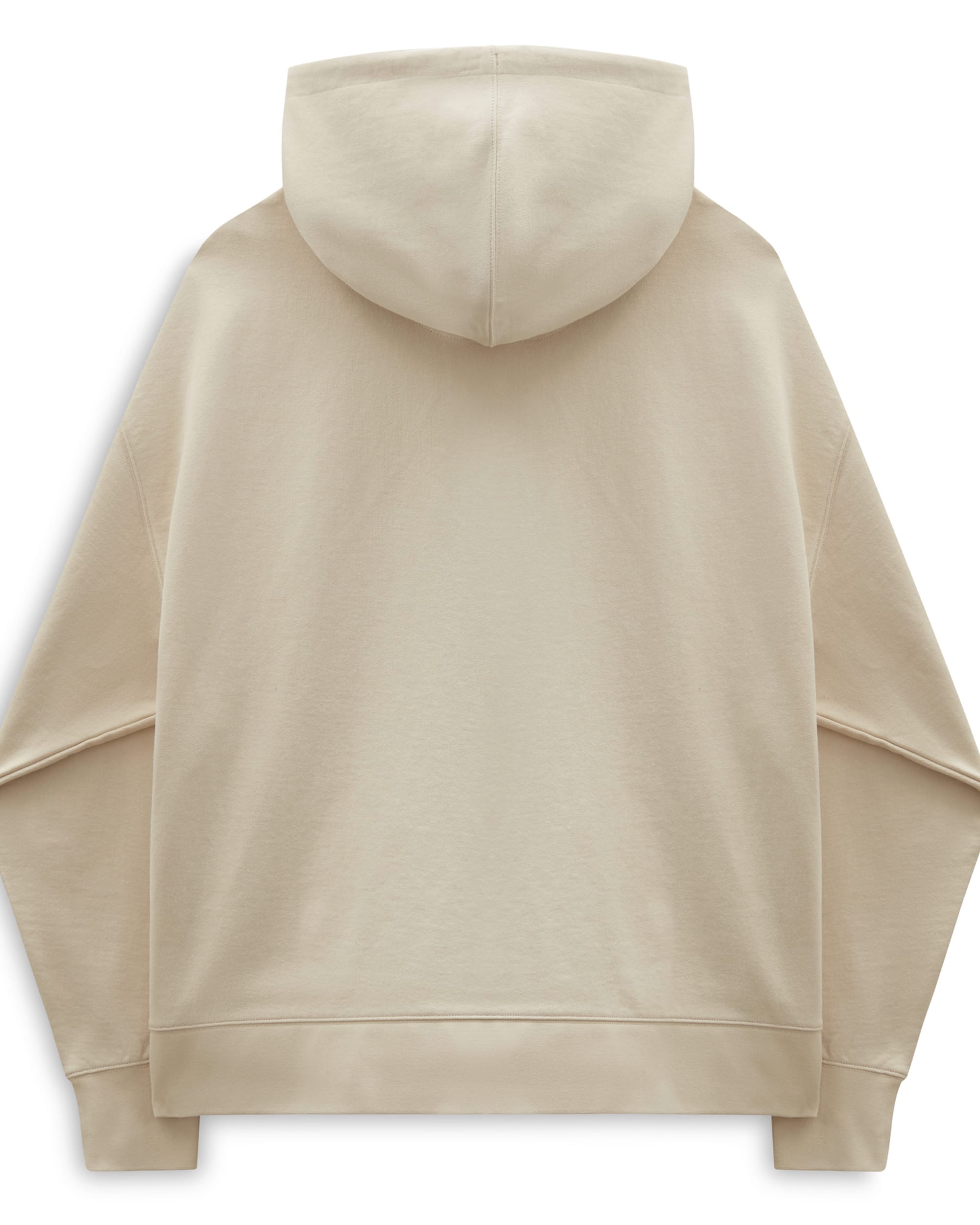 Premium Oversized Pullover Logo Hoodie VANS Beige ALT10