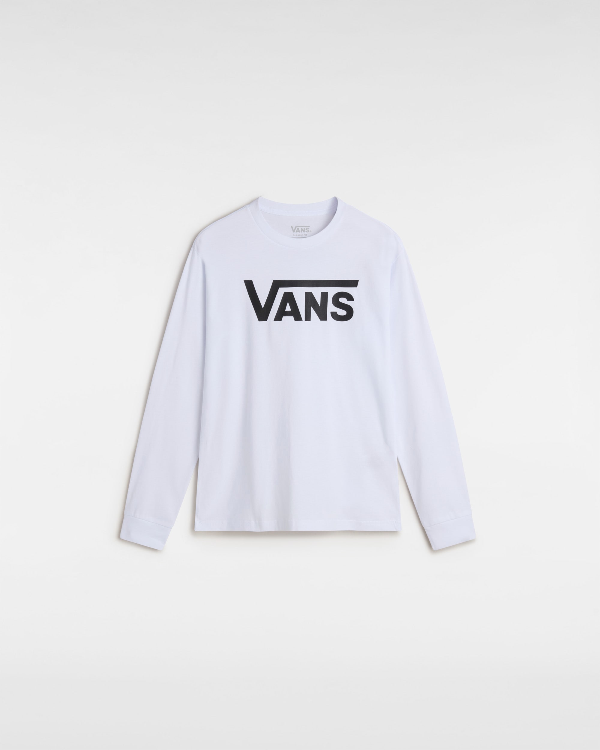 Boys Vans Classic Long Sleeve Tshirt 814 years VANS White HERO