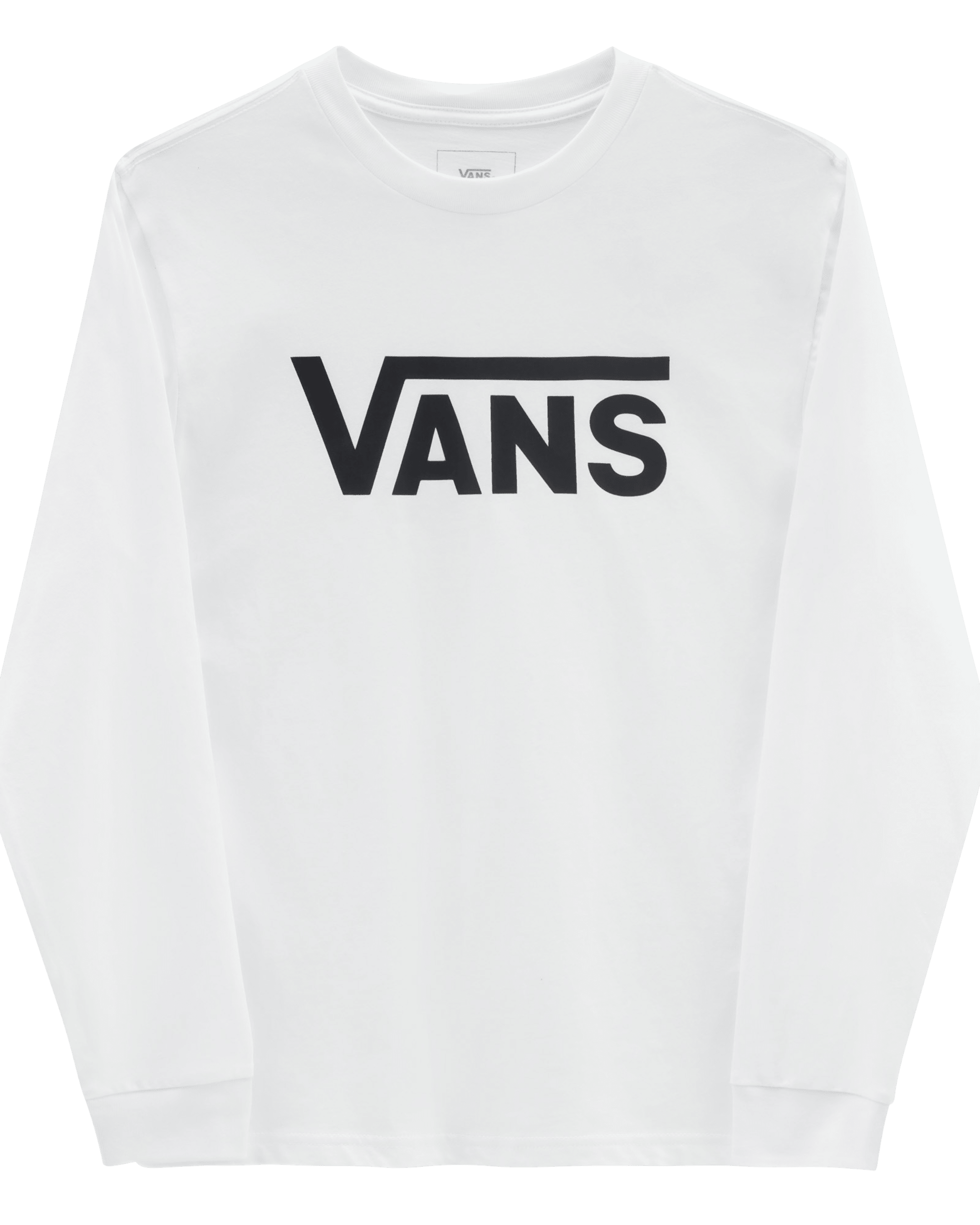 Boys Vans Classic Long Sleeve Tshirt 814 years VANS White ALT9