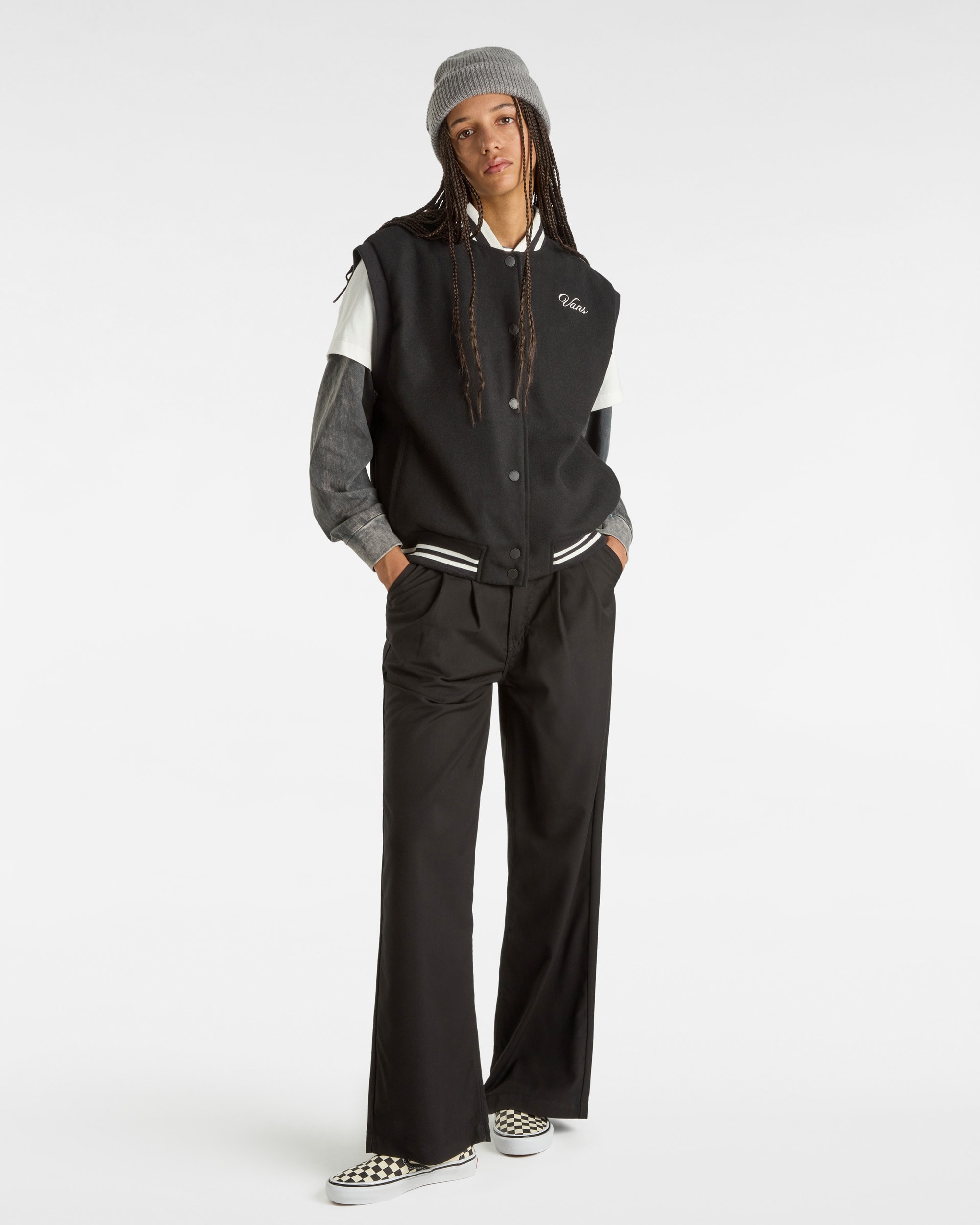 Pantalon Alder Relaxed Pleated VANS Noir ALT5