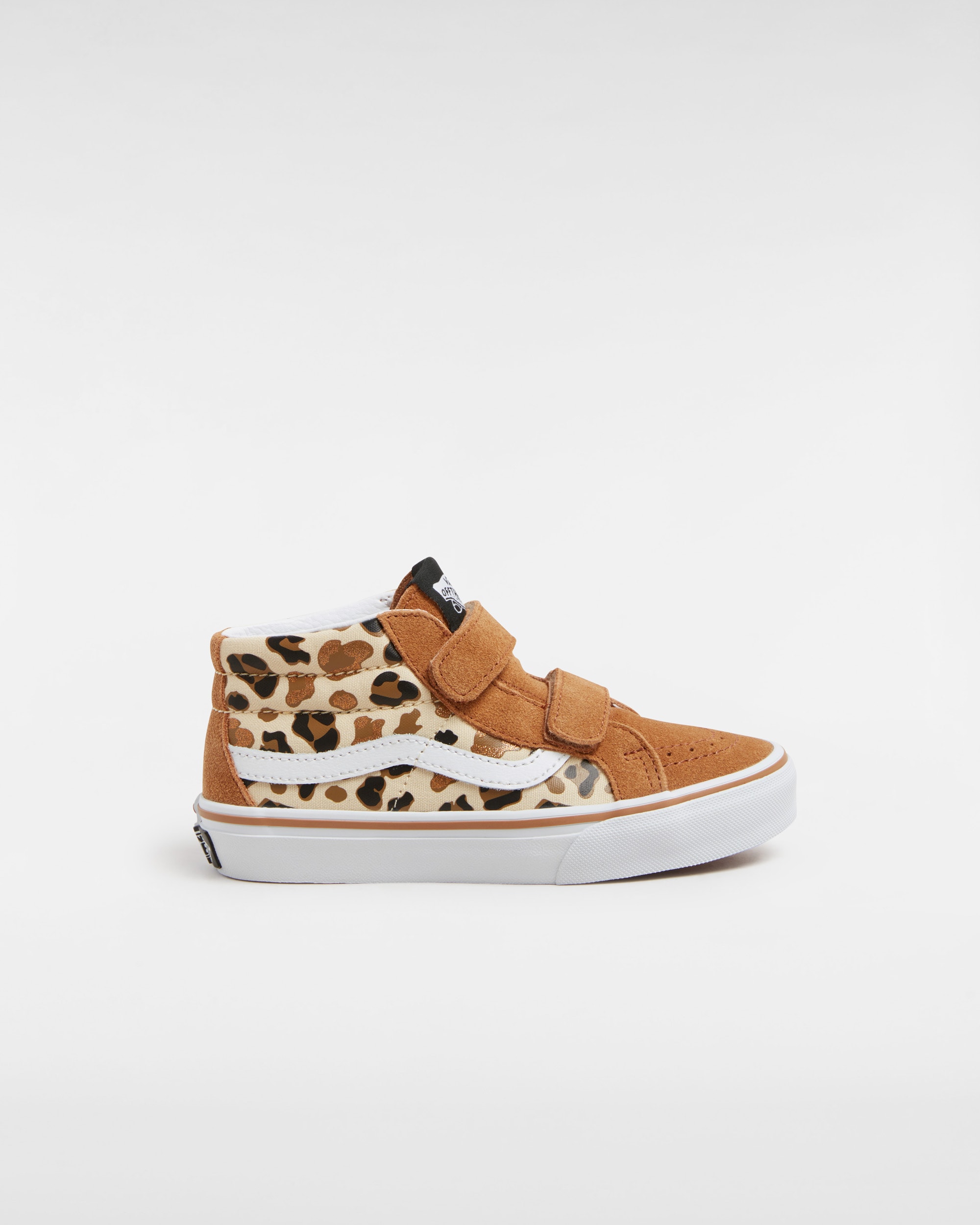 Kids Sk8Mid Reissue Hook and Loop Shoes 48 Years VANS Brown HERO
