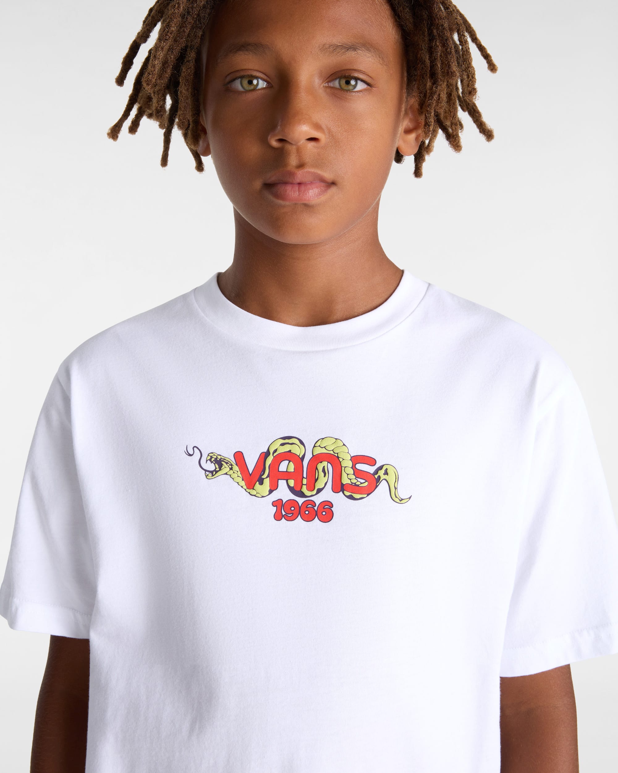Kids Goodness Snakes TShirt 814 Years VANS White ALT5