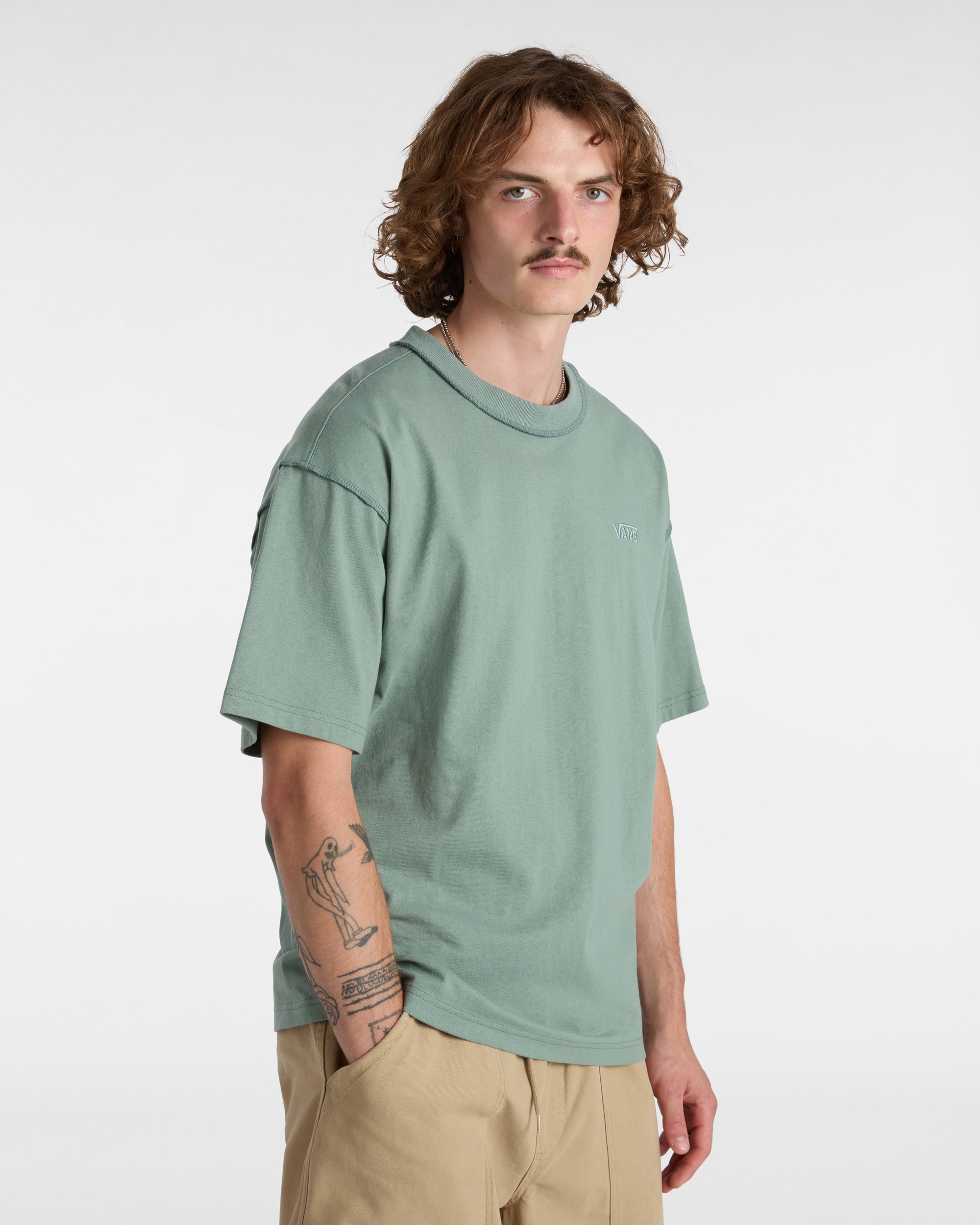 Tshirt  manches courtes Premium VANS Vert ALT2