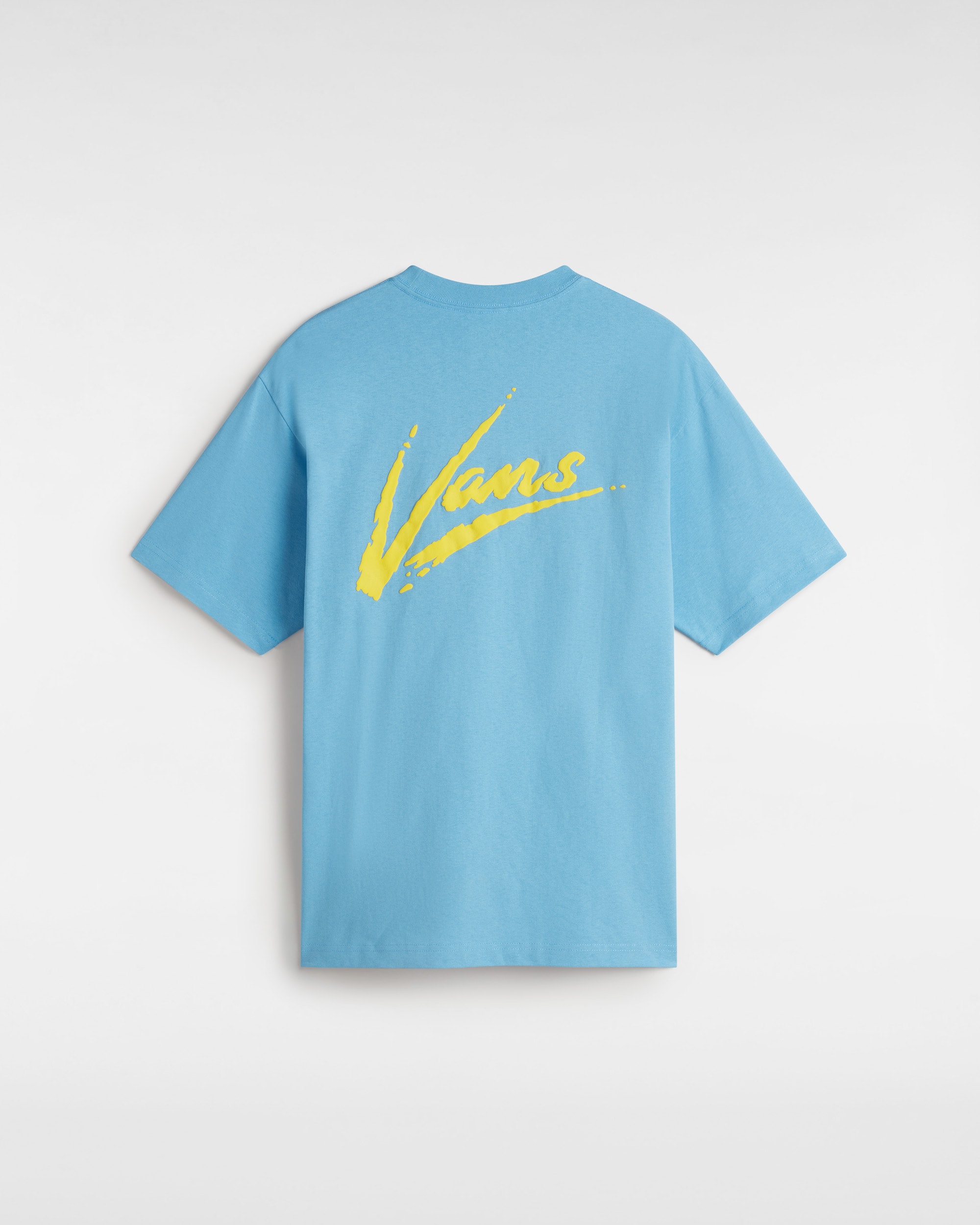 Tshirt Brush Script VANS Bleu ALT1
