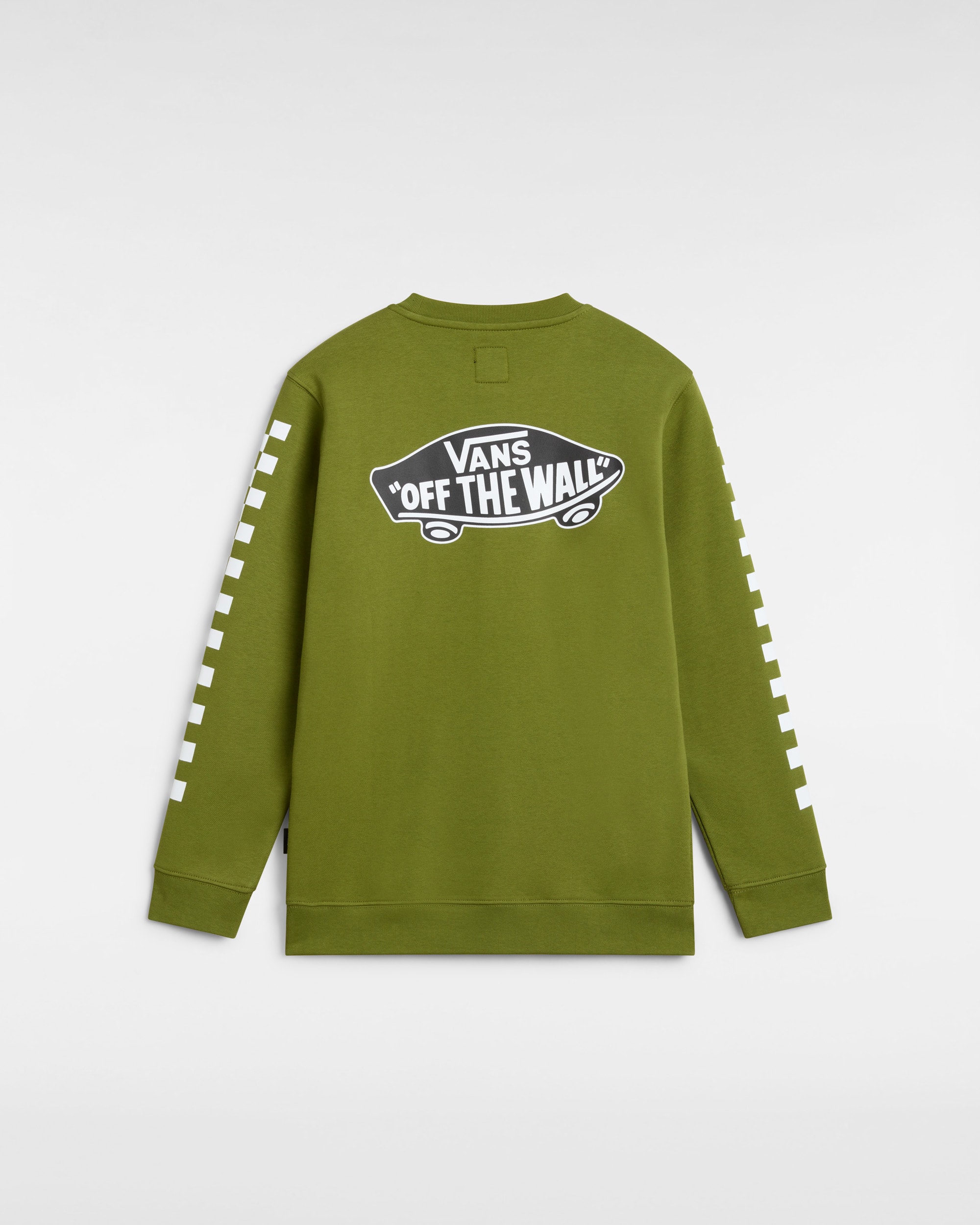 Sudadera de cuello redondo Exposition Check II de nios 814 aos VANS Verde ALT1