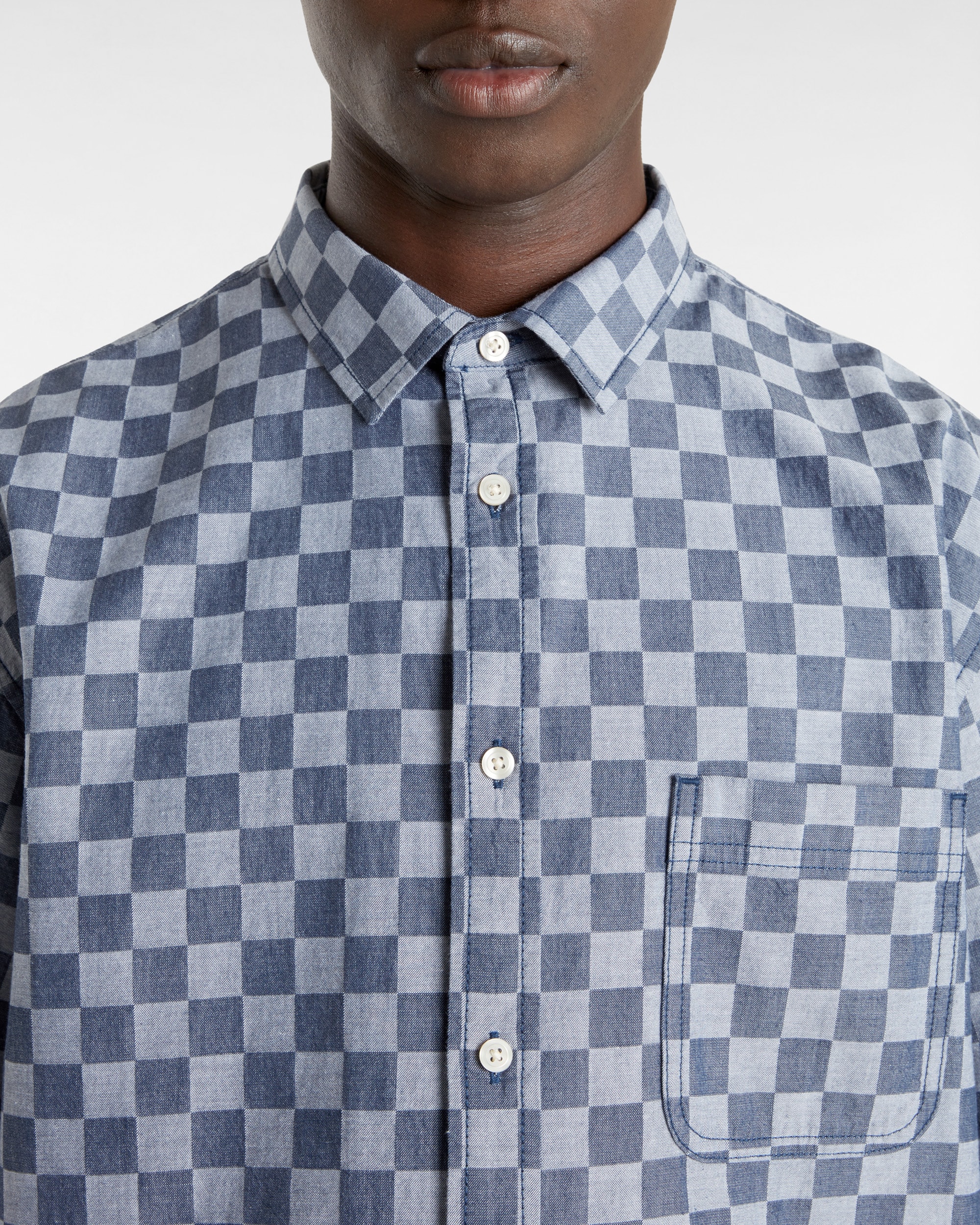 Wade Checkerboard Woven Shirt VANS Blau ALT5
