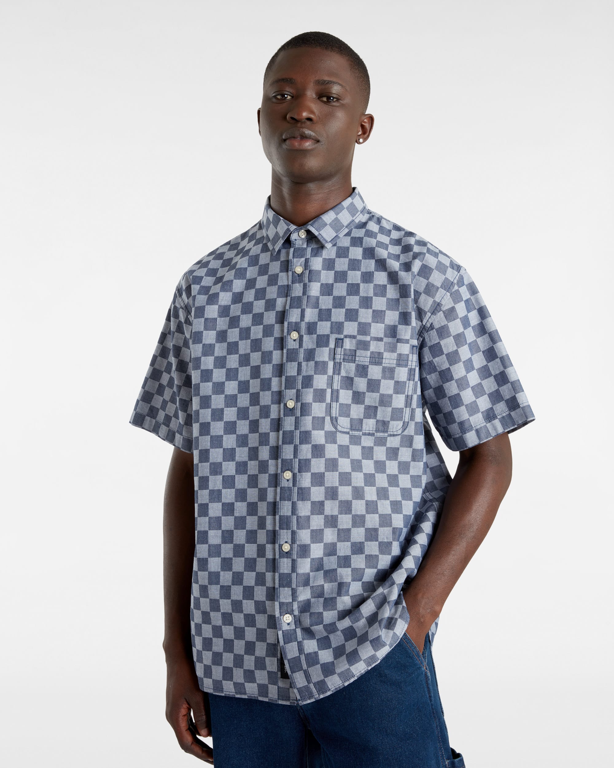 Wade Checkerboard Woven Shirt VANS Blau ALT2