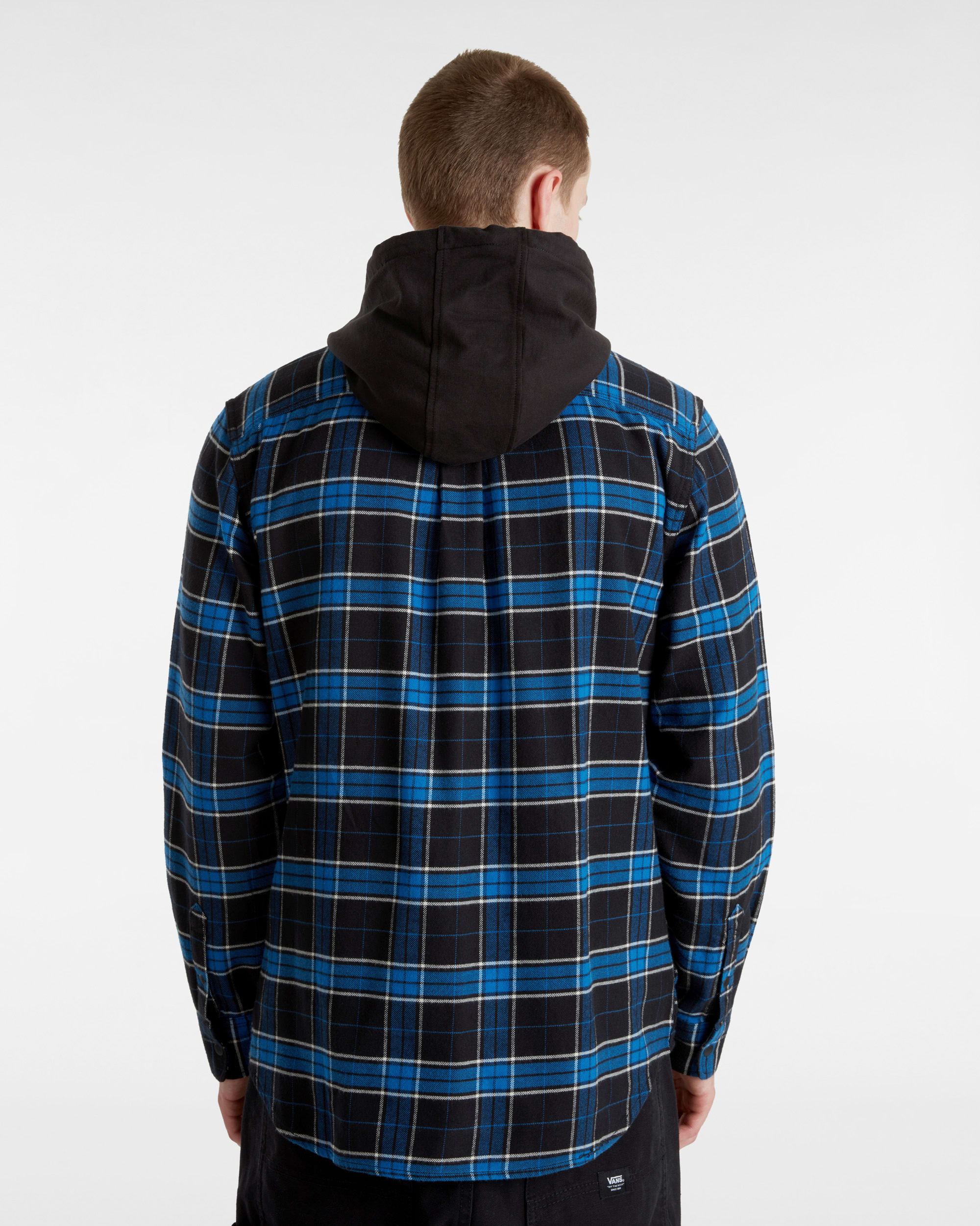 Parkway Hooded Long Sleeve Woven Shirt VANS Black ALT3