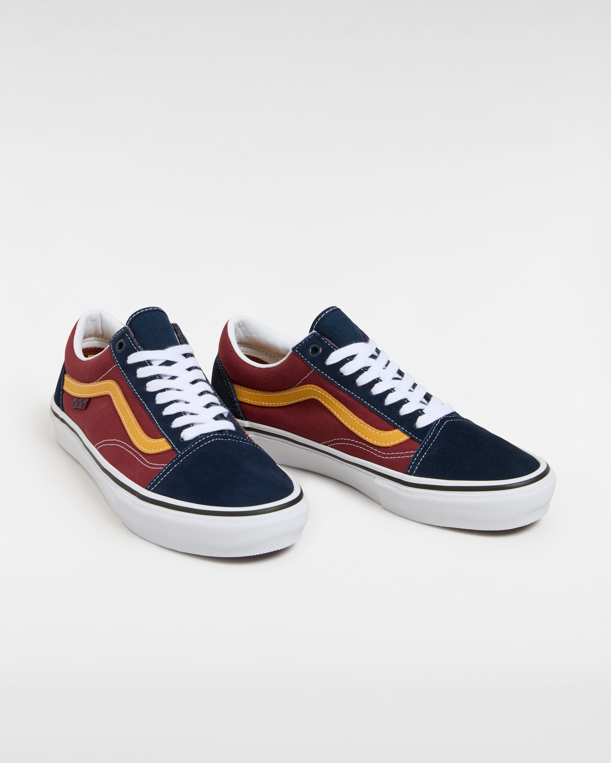 Skate Old Skool Shoes VANS BlueBurgundy ALT1