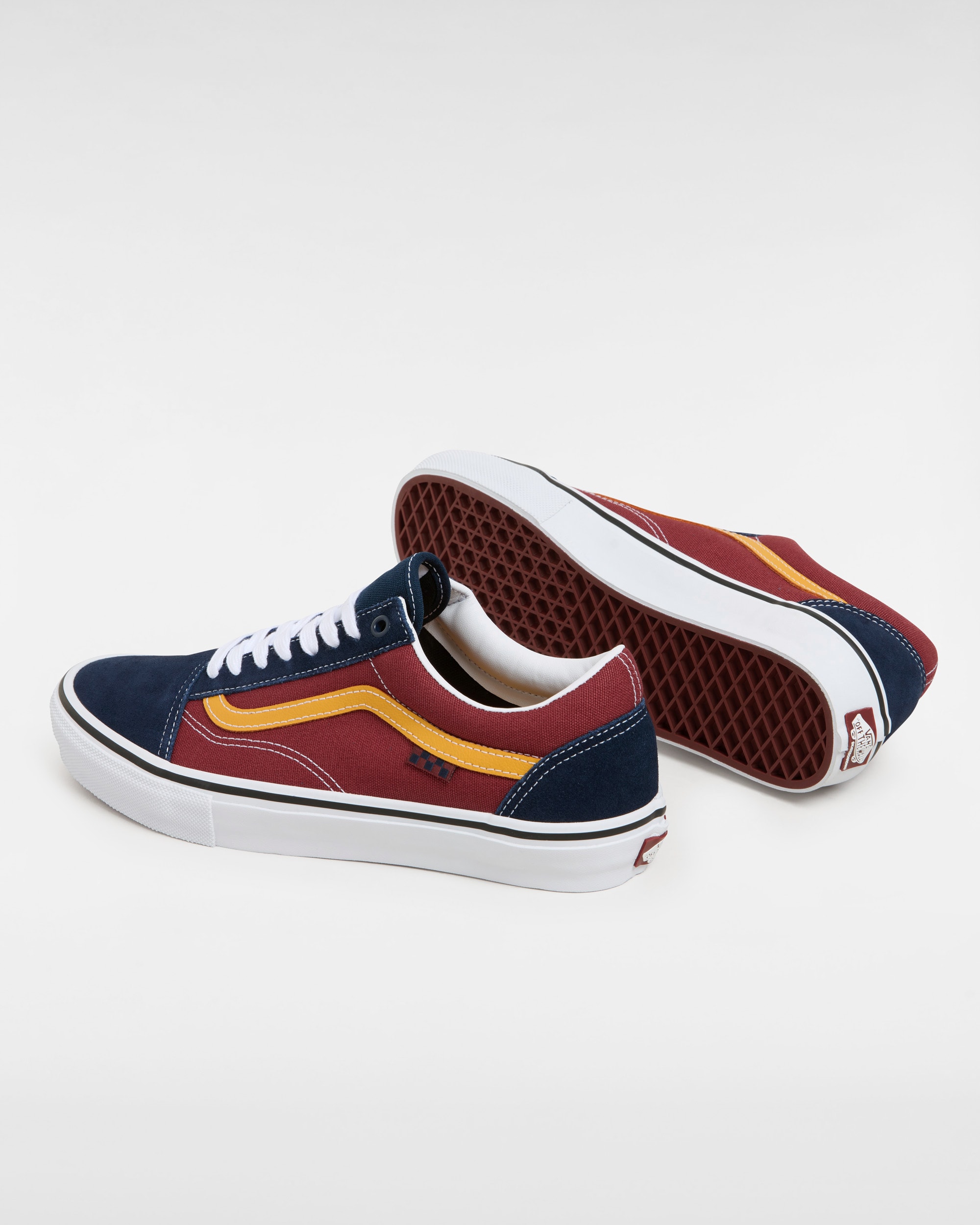 Skate Old Skool Shoes VANS BlueBurgundy ALT2