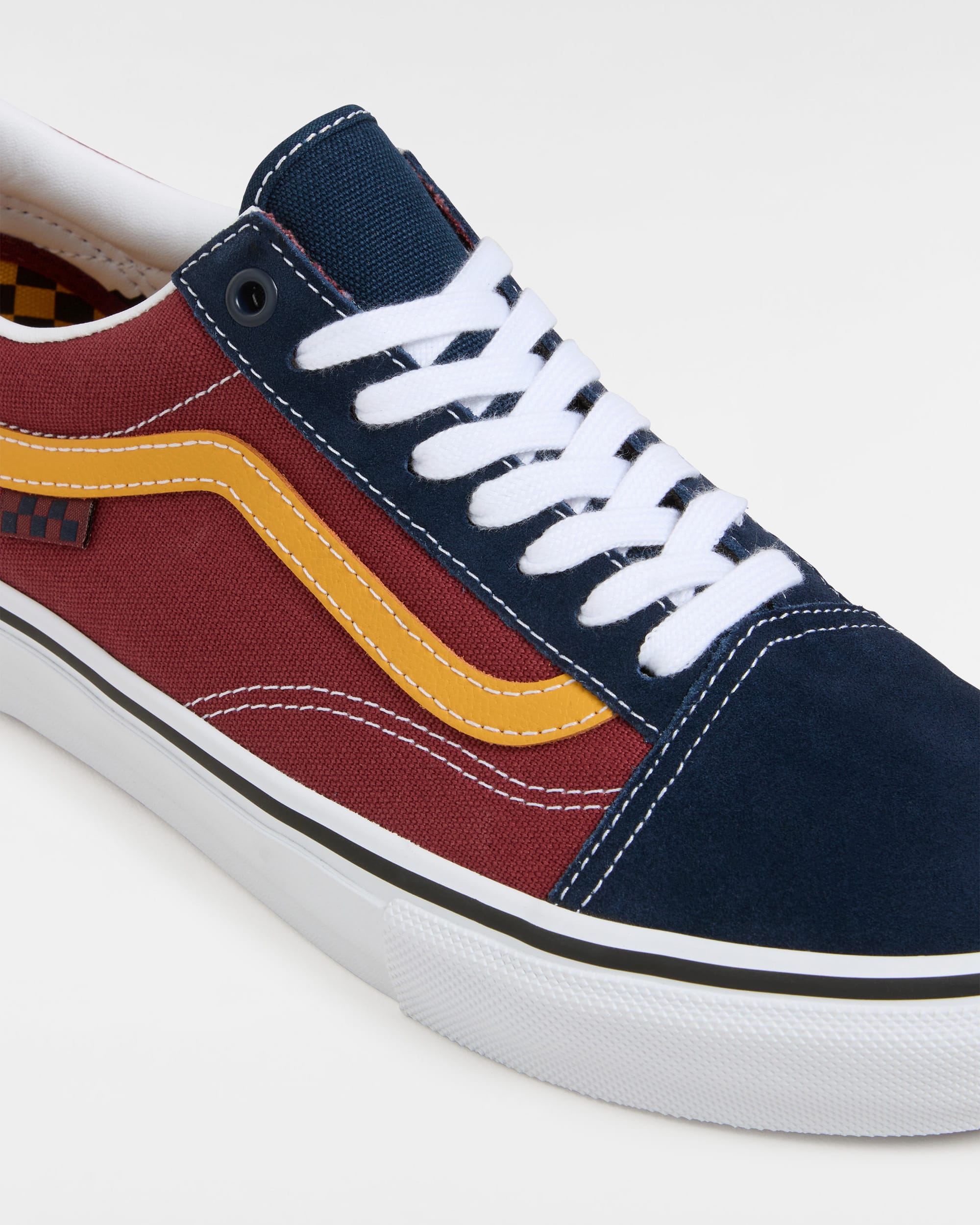 Skate Old Skool Shoes VANS BlueBurgundy ALT3