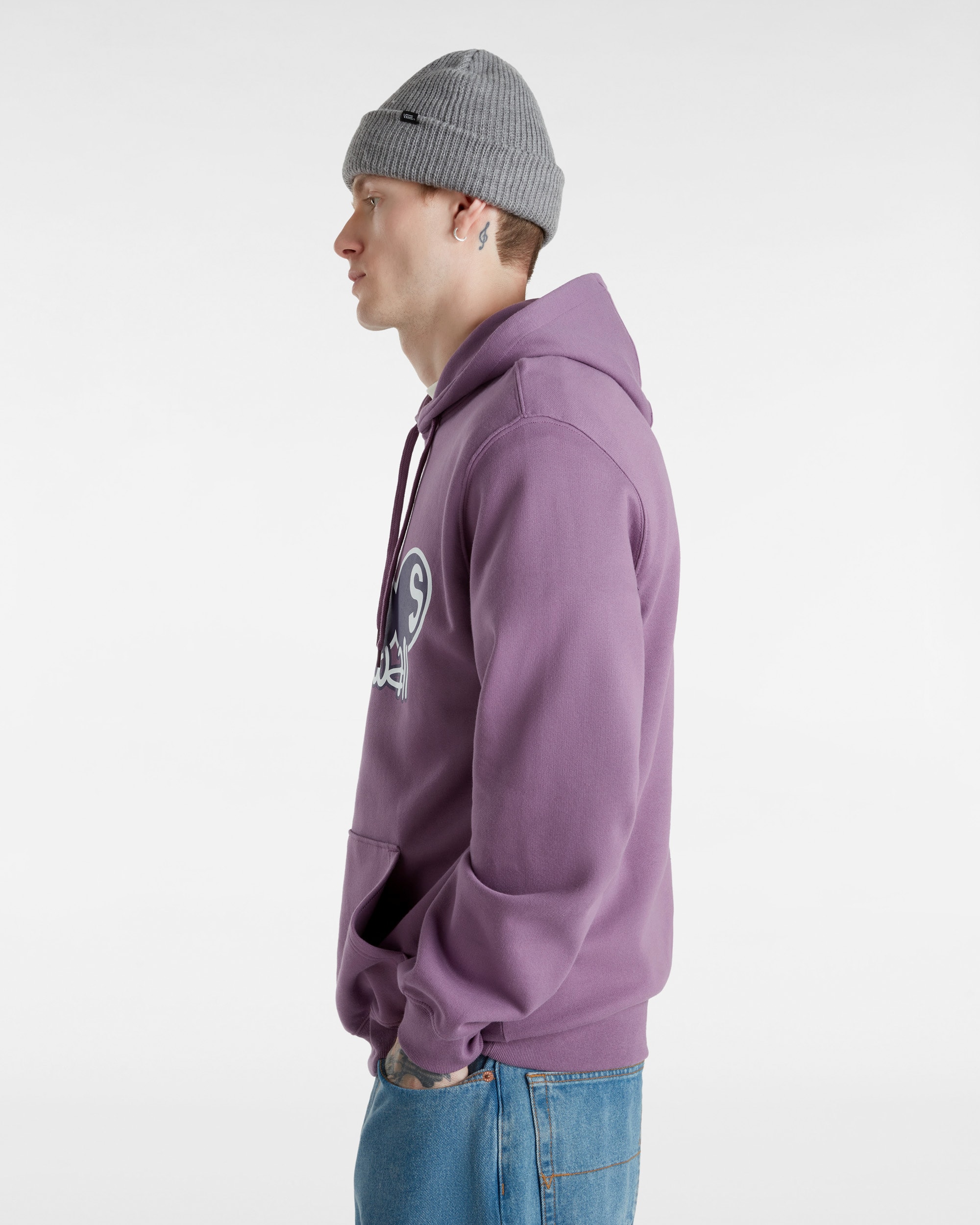 Scuttle Pullover Hoodie VANS Purple ALT4
