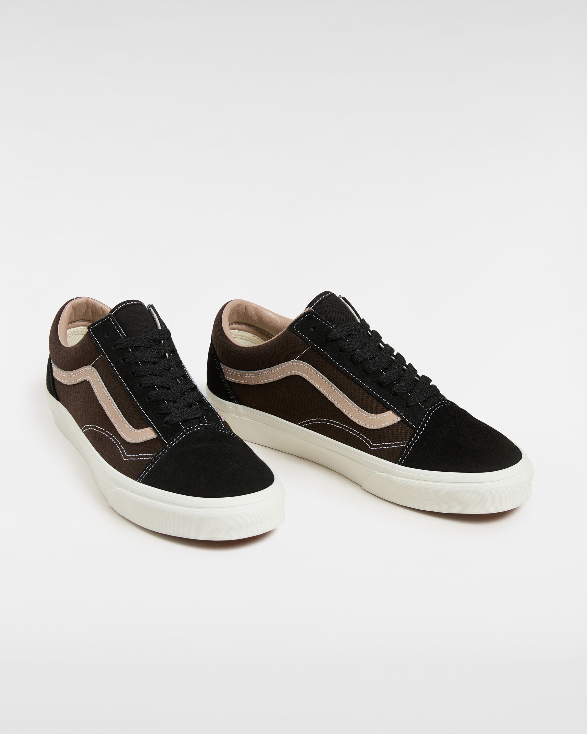 Chaussures Old Skool VANS NoirMarron ALT1