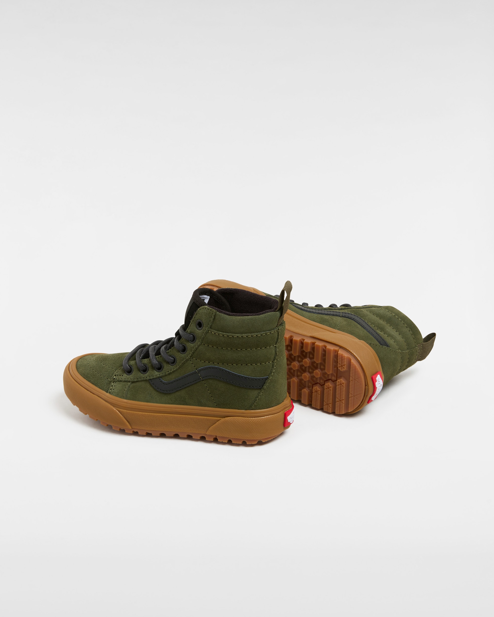 Kids Metallic Pop MTE Sk8Hi Shoes 48 Years VANS Green ALT2