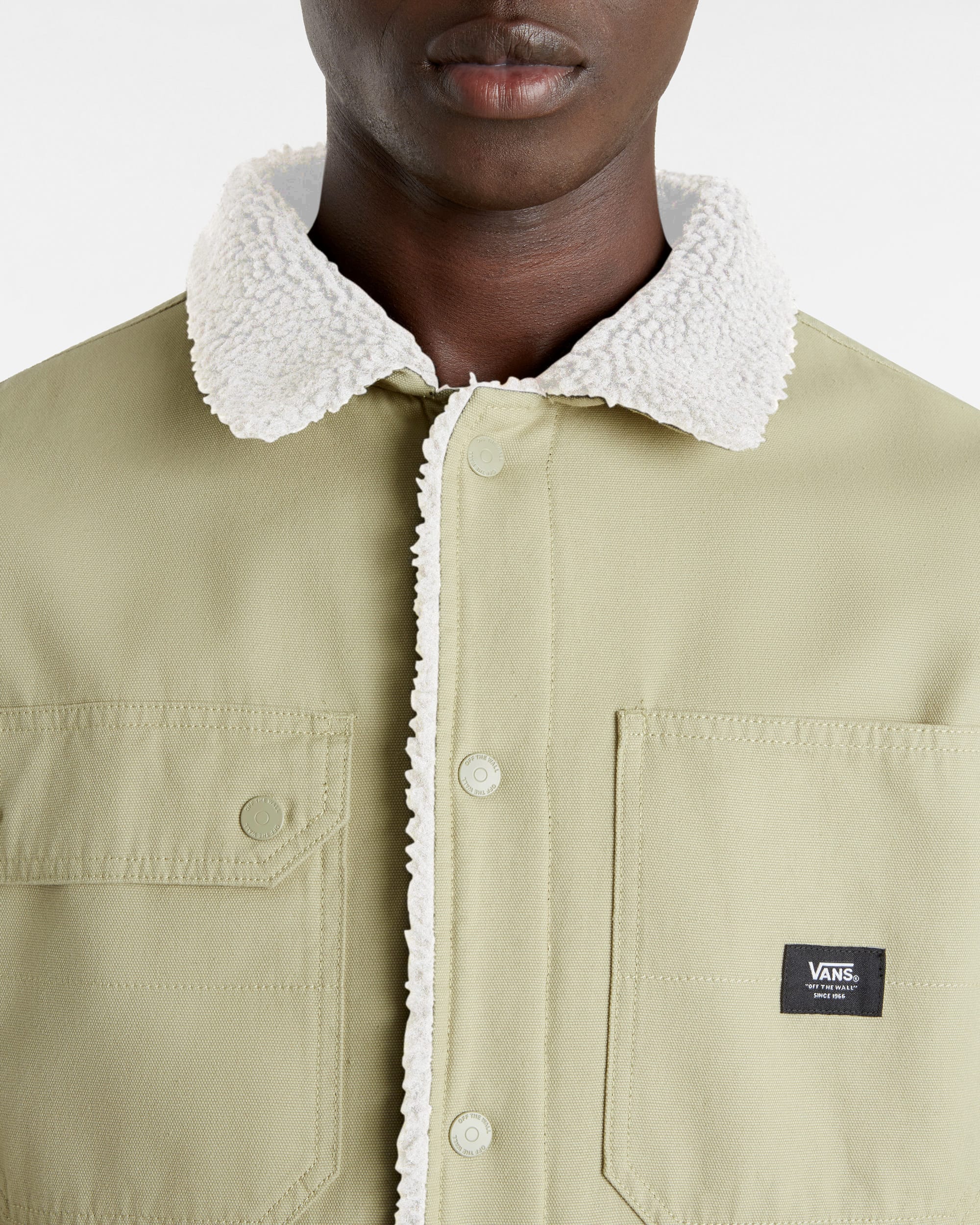 Drill Chore Coat Sherpa Jacket VANS Beige ALT6