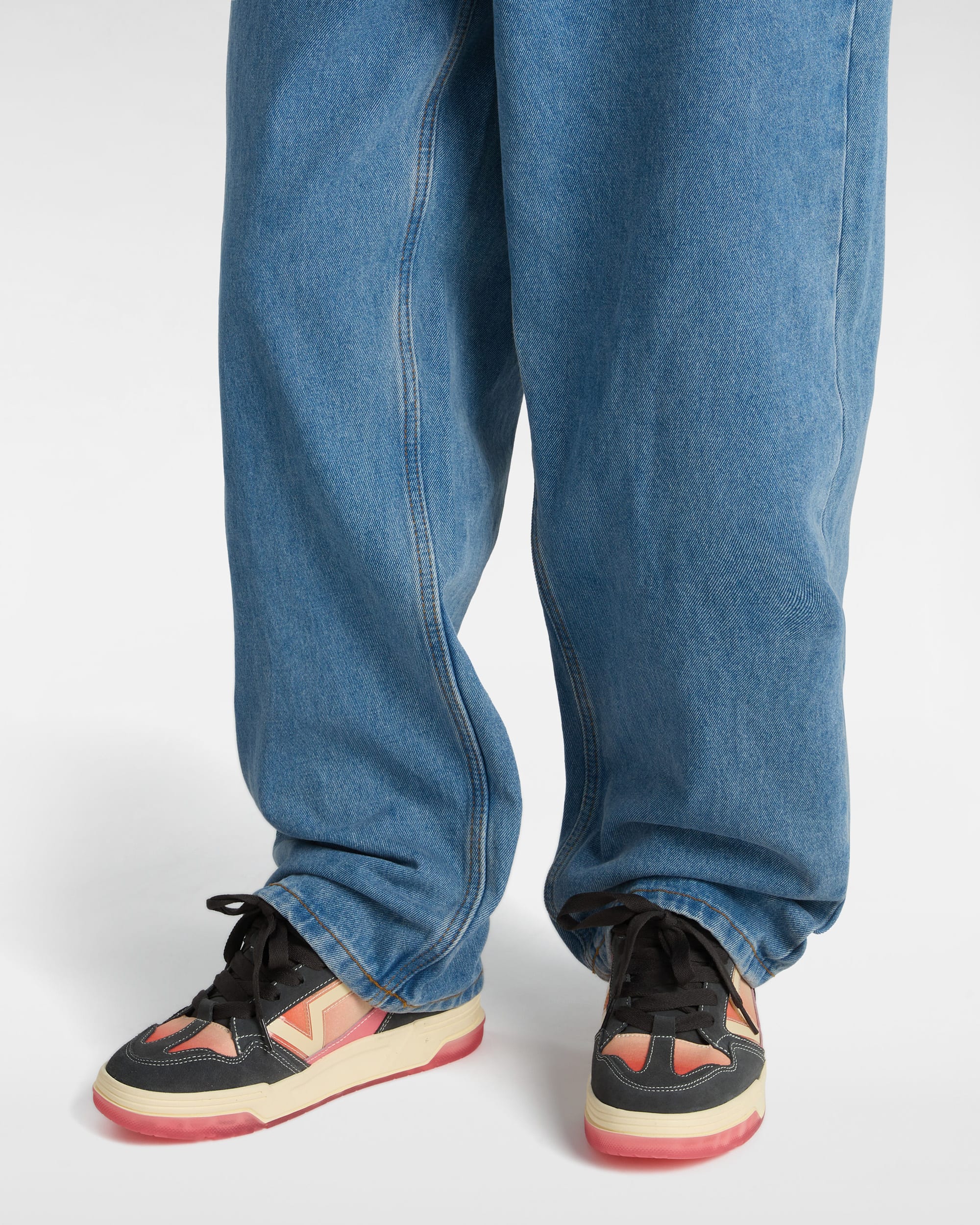 Chaussures en cuir Upland Vintage VANS Orange ALT4