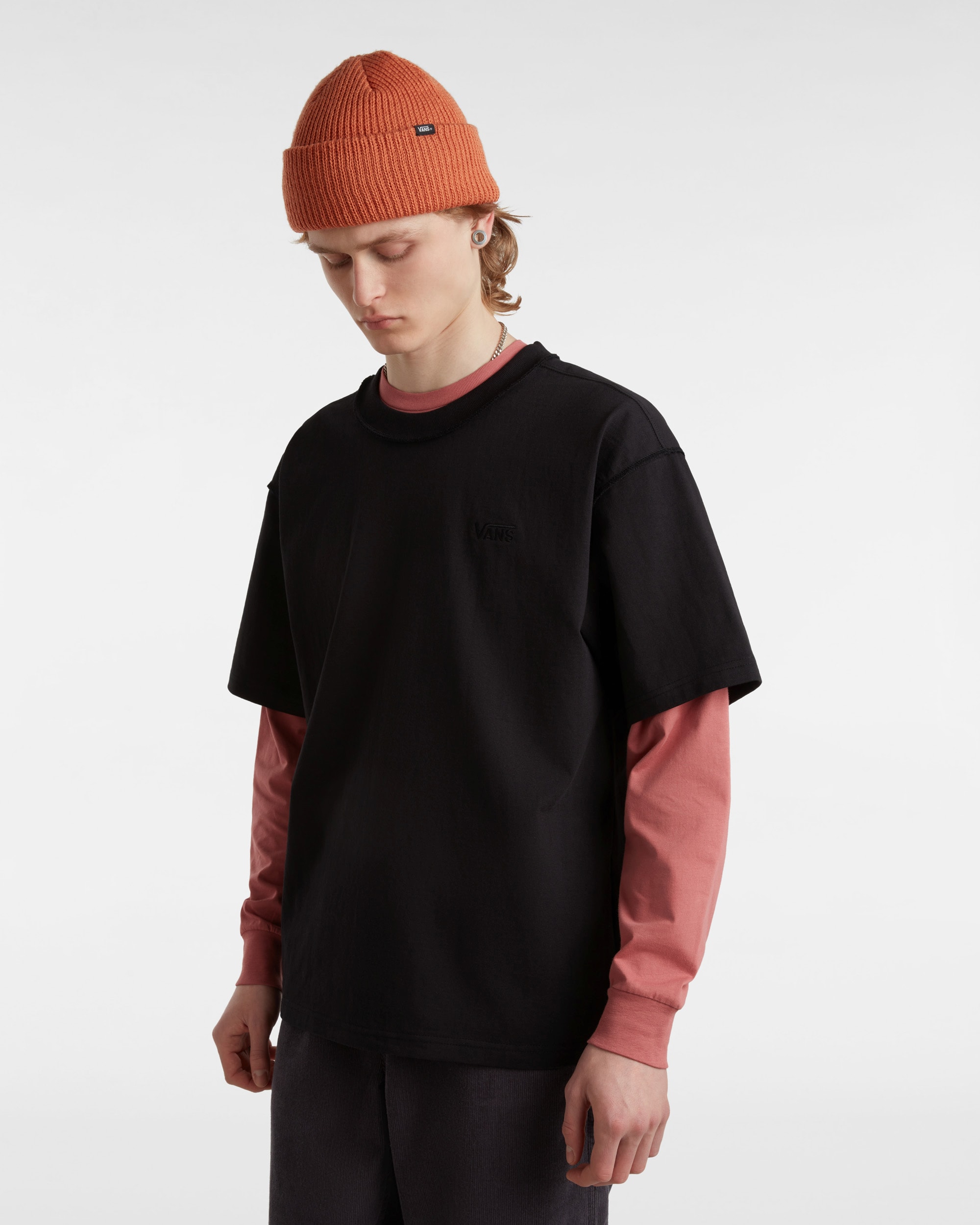 TShirt logo Premium VANS Noir ALT2