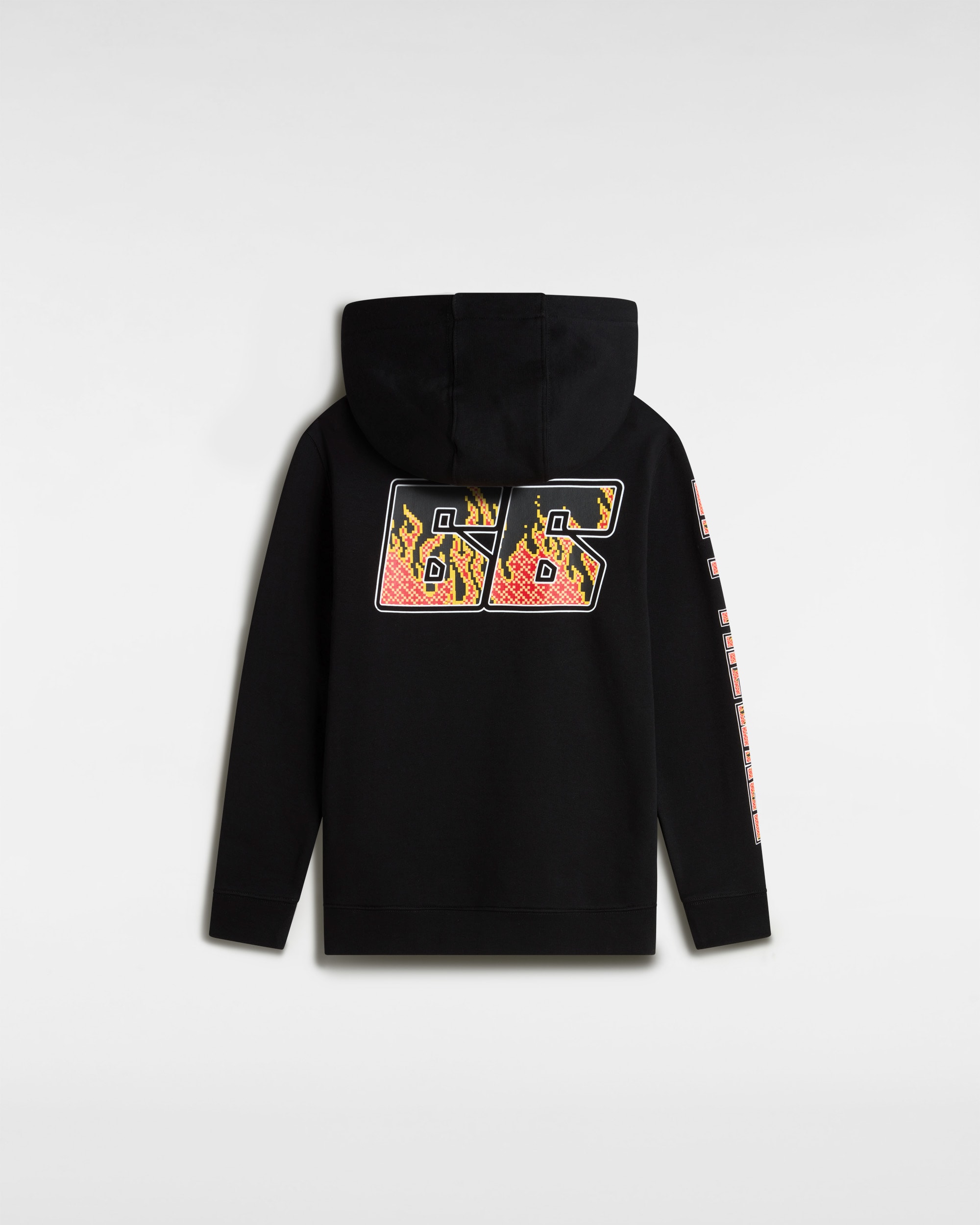 Sudadera con capucha Digi Flames de nios de 8 a 14 aos VANS Negro ALT1