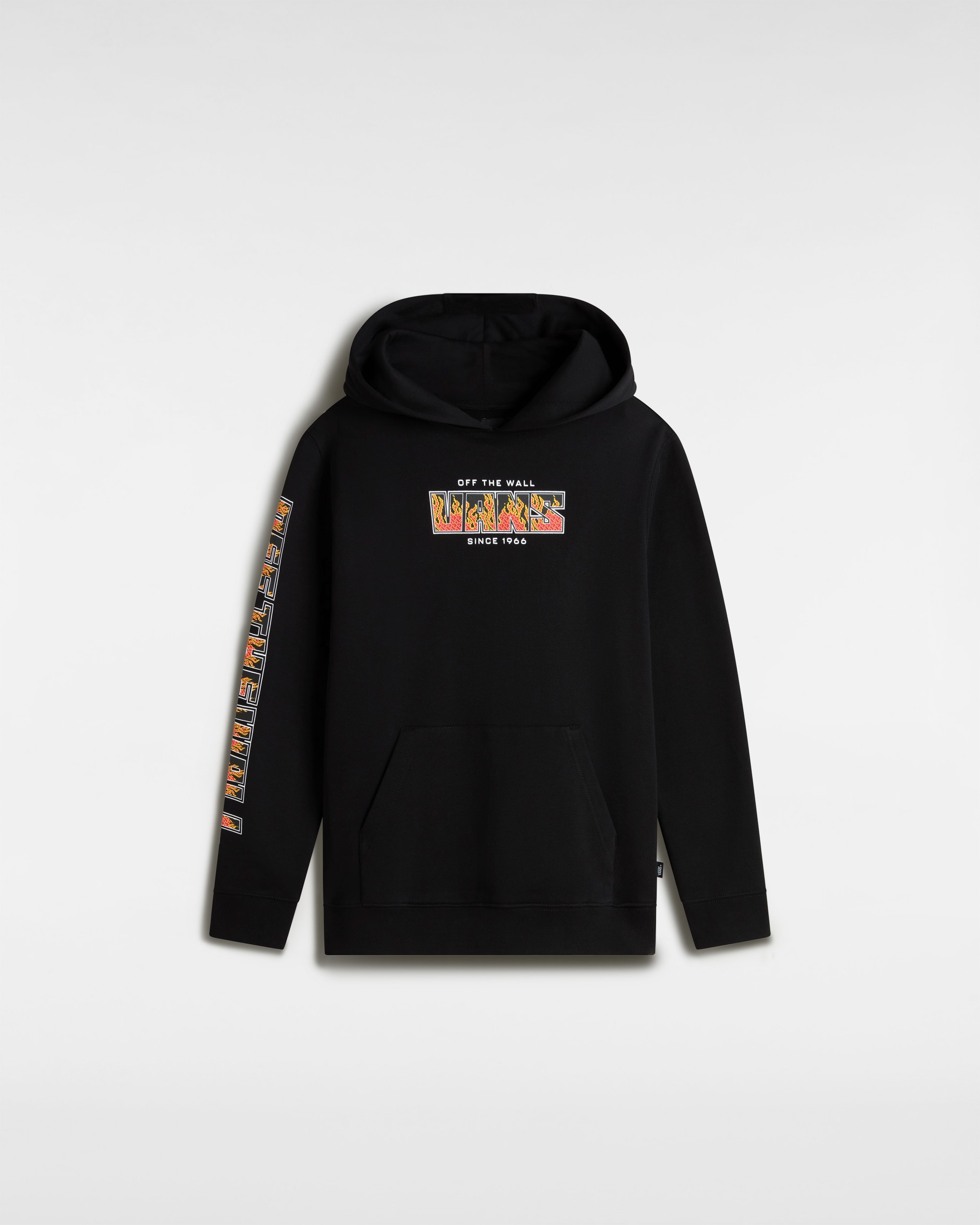 Sudadera con capucha Digi Flames de nios de 8 a 14 aos VANS Negro HERO