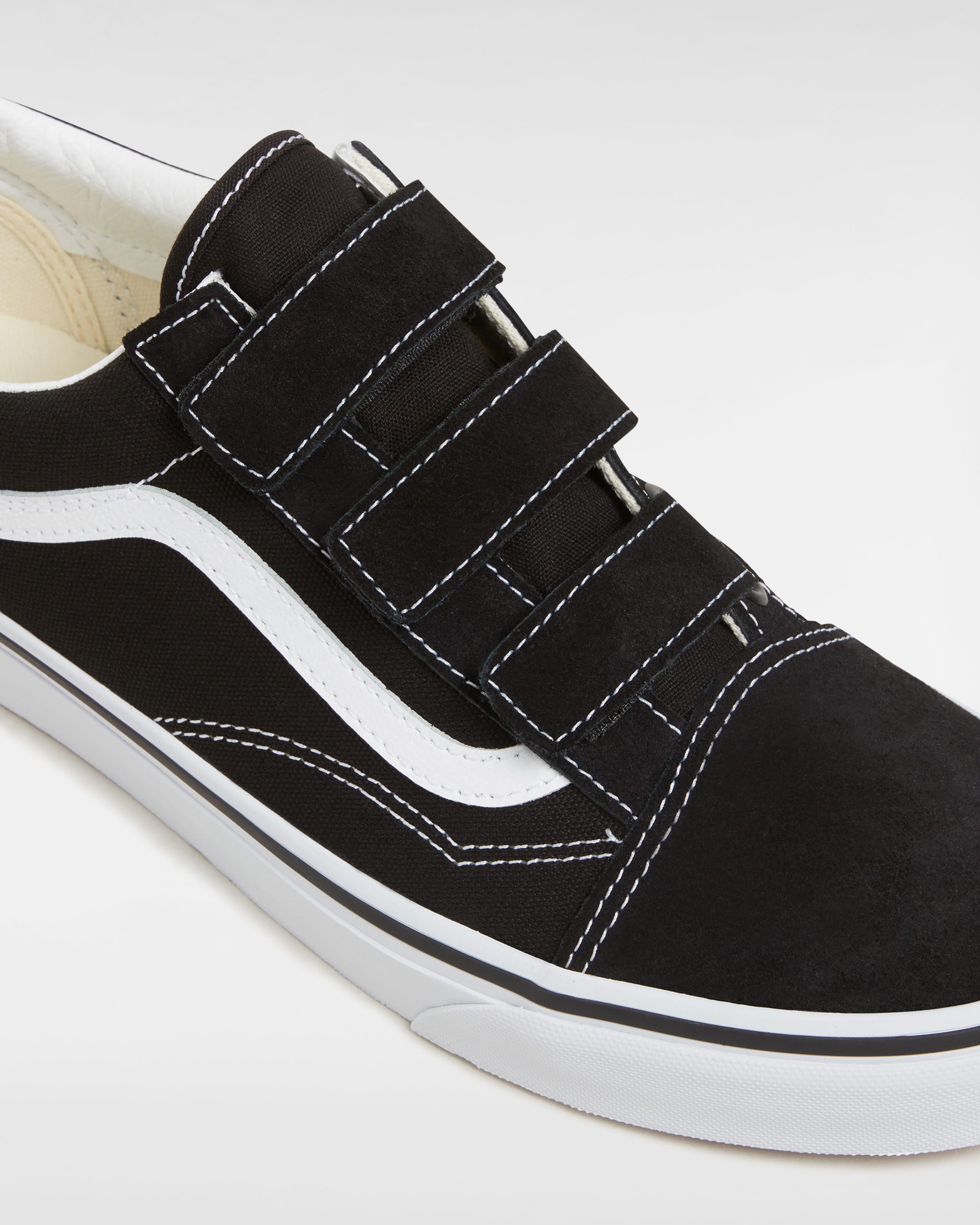 Chaussures en daim et en toile Old Skool VANS NoirBlanc ALT3