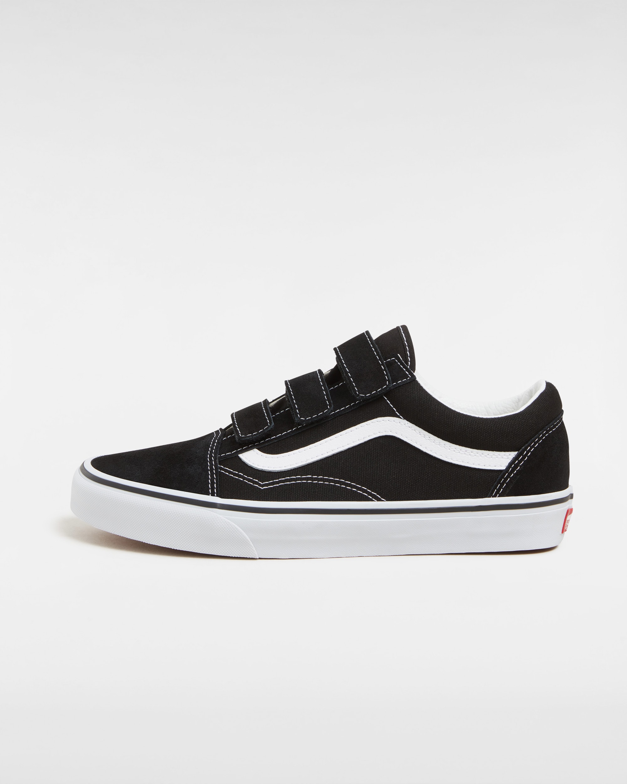 Chaussures en daim et en toile Old Skool VANS NoirBlanc ALT5