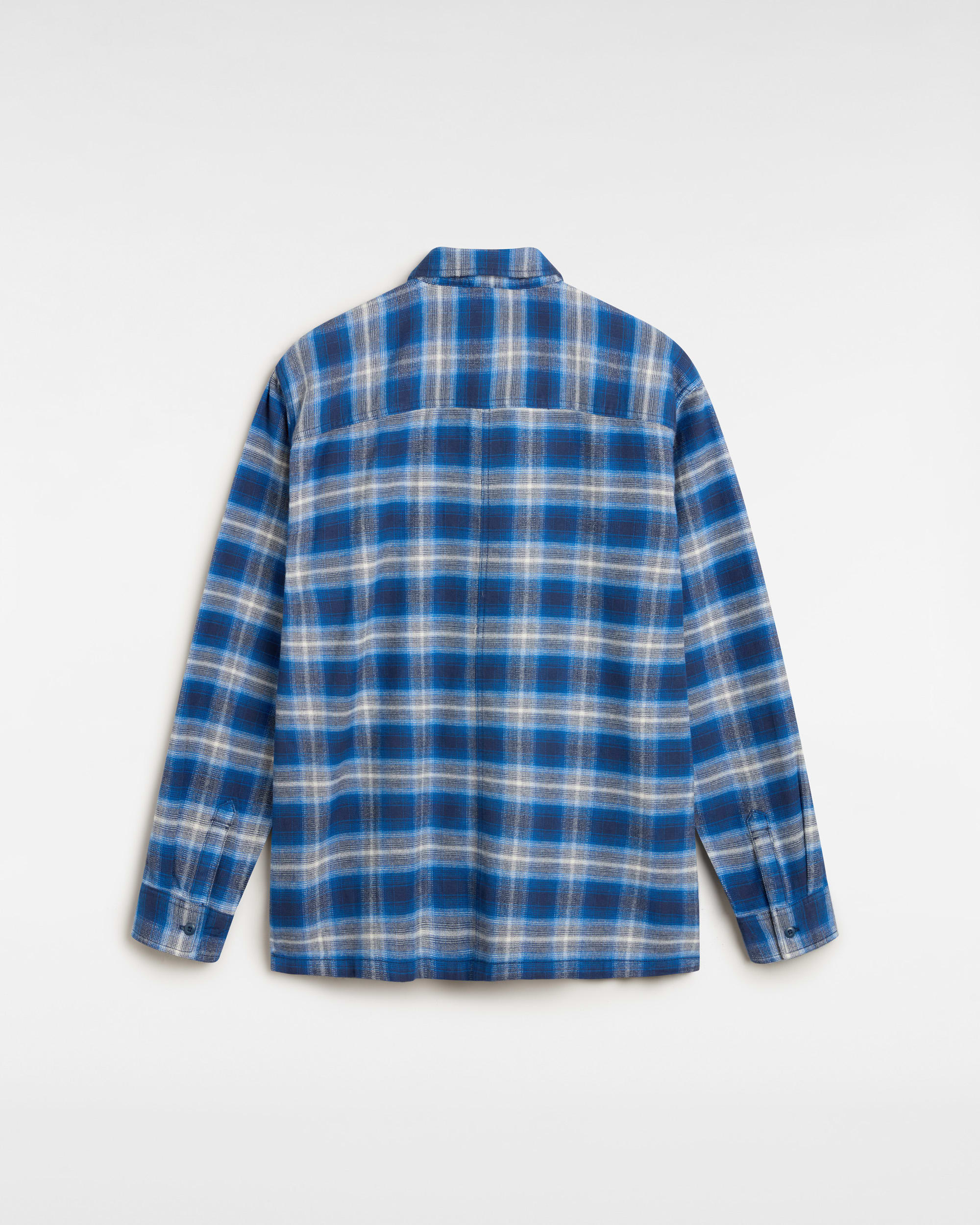 Montwood Zip Flannel Shirt in Blue| Vans UK