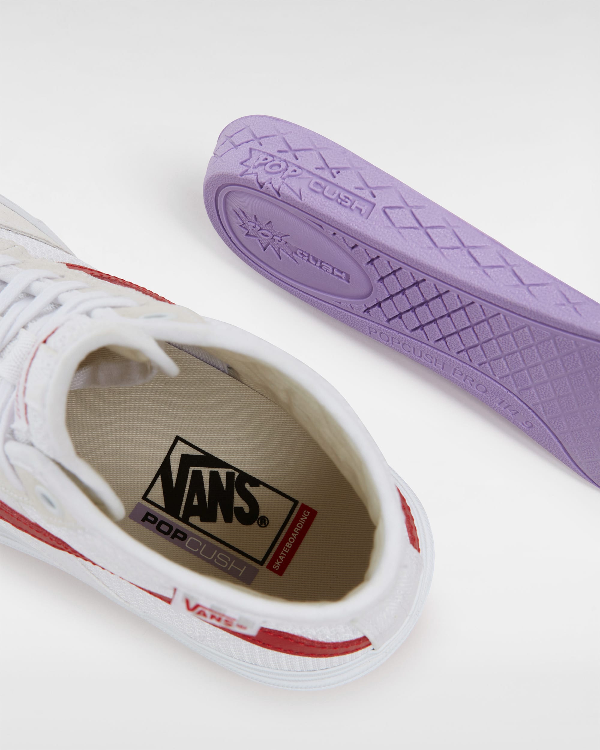 Chaussures Skate Crockett High VANS BlancBeige ALT6