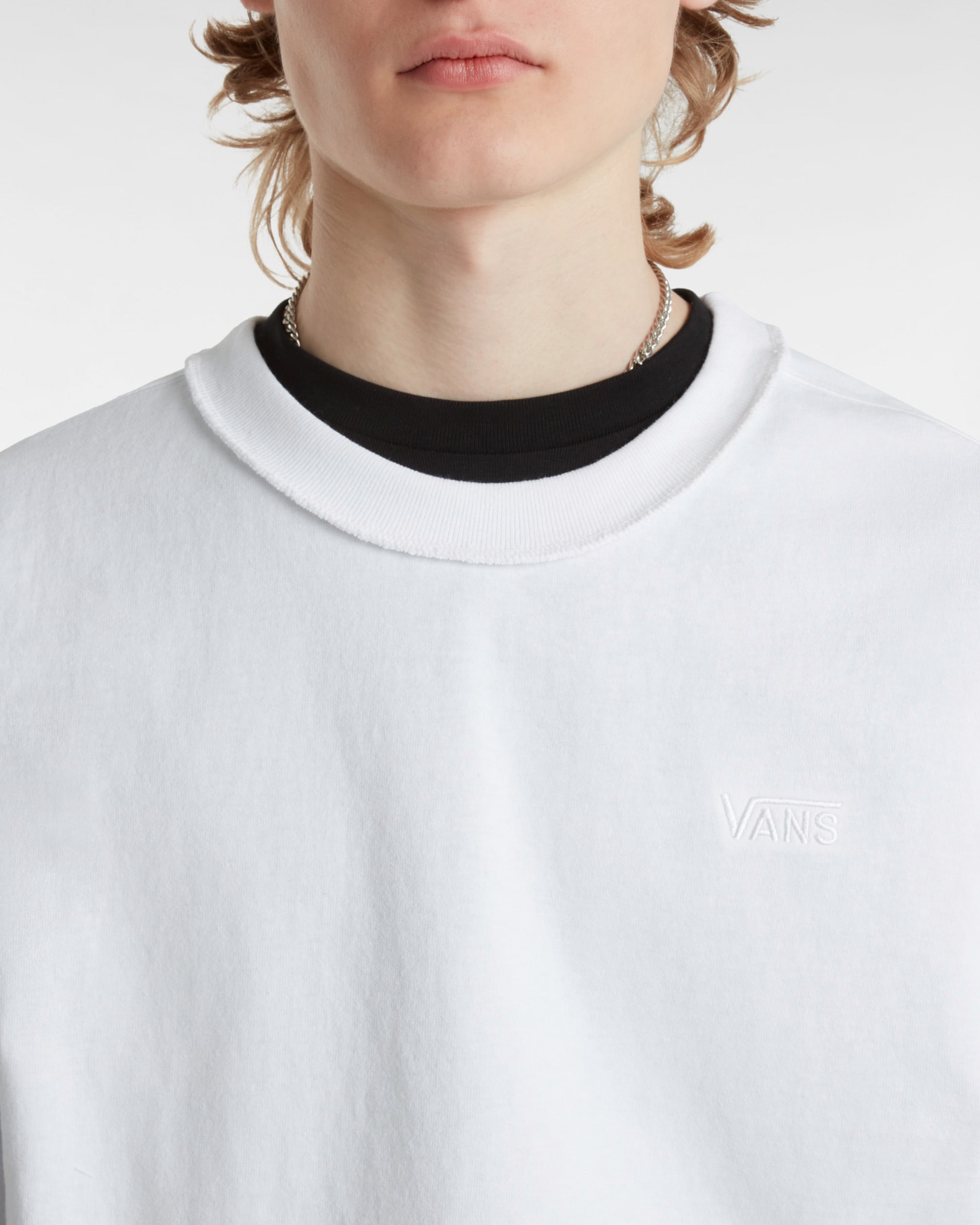 TShirt logo Premium VANS Blanc ALT5