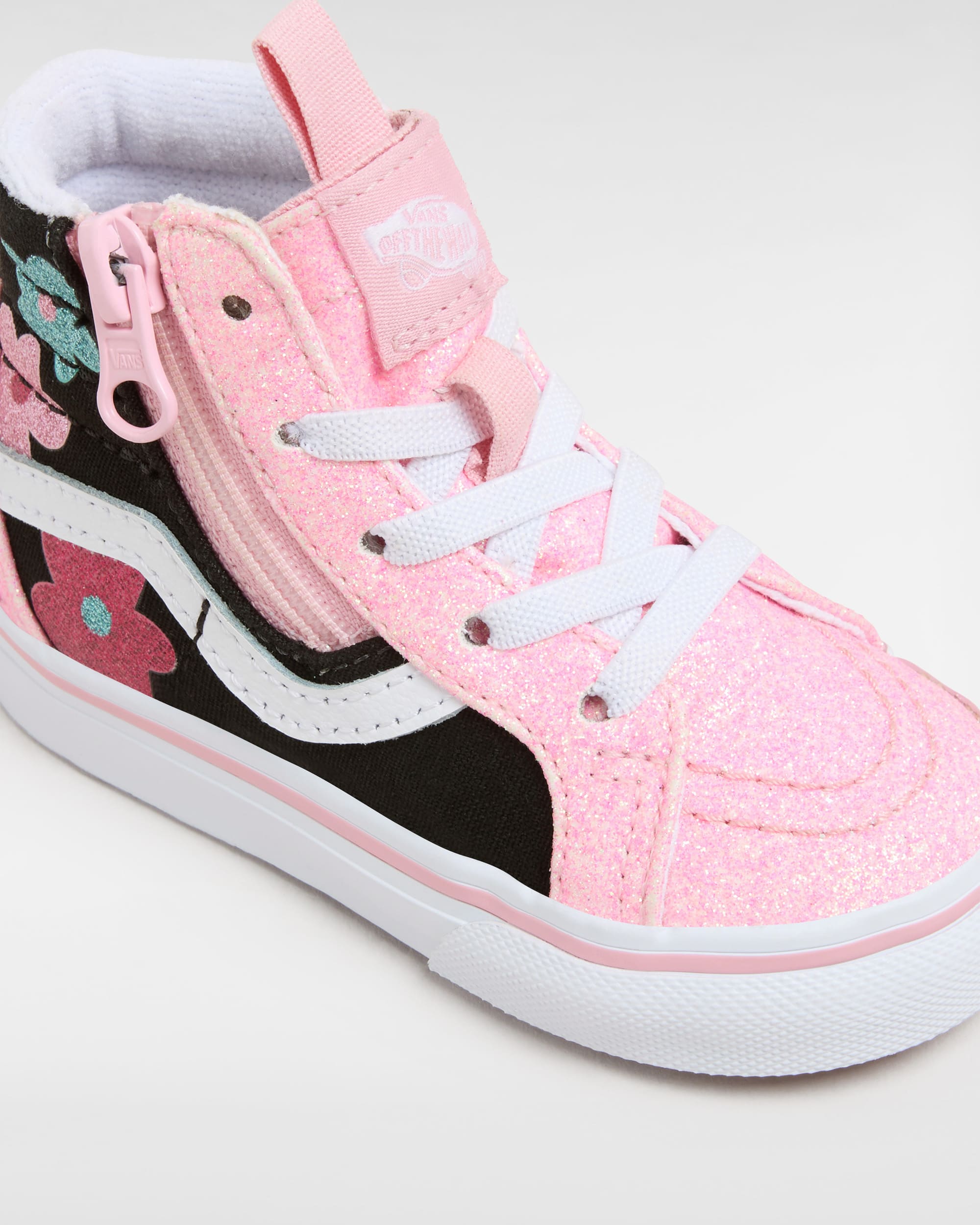 Toddlers Sk8Hi Reissue Side Zip Glitter Shoes 14 Years VANS Multicolour ALT3