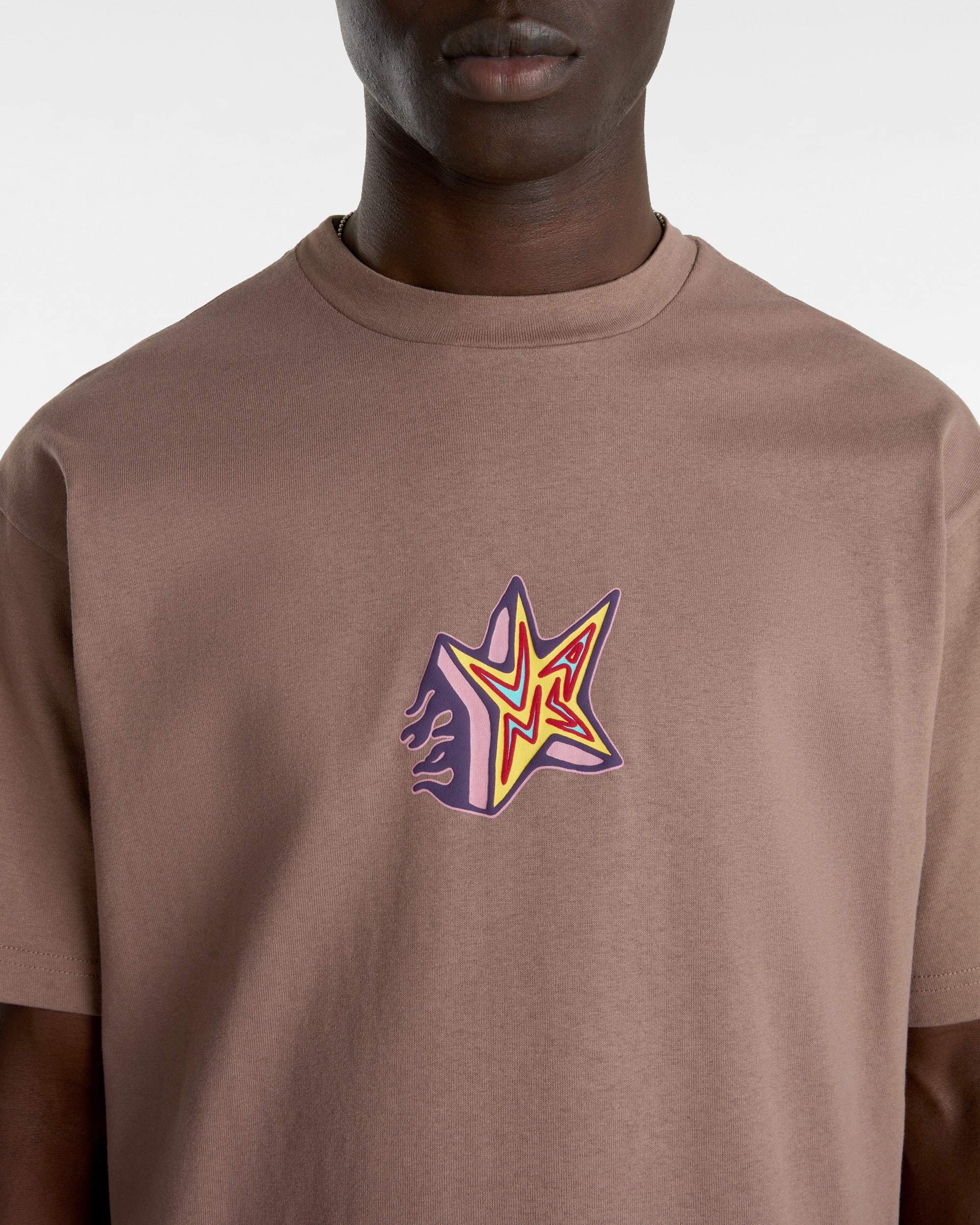 Tshirt Skate Star VANS Marron ALT5